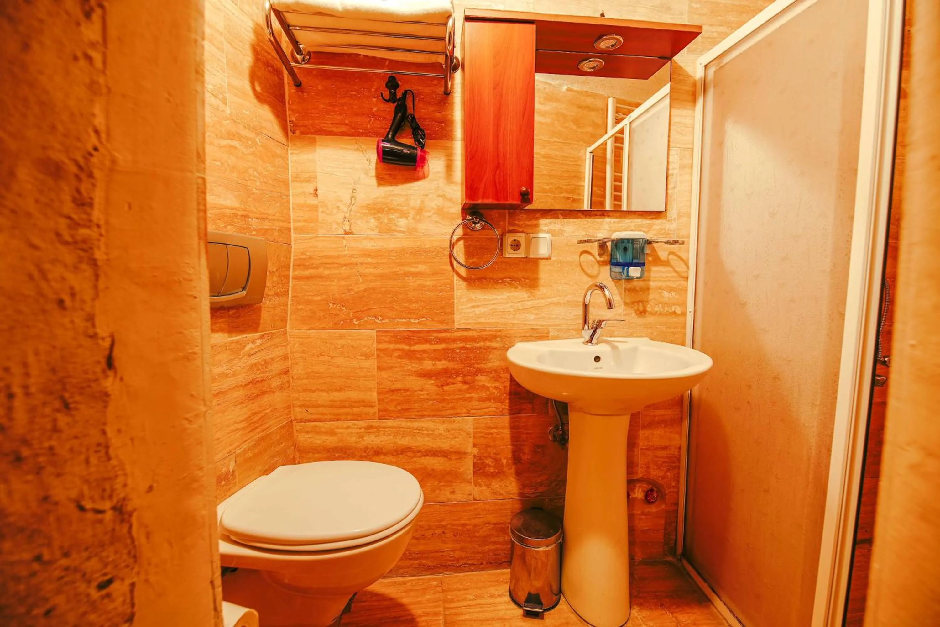 Shower in Alaca Cave Cappadocia