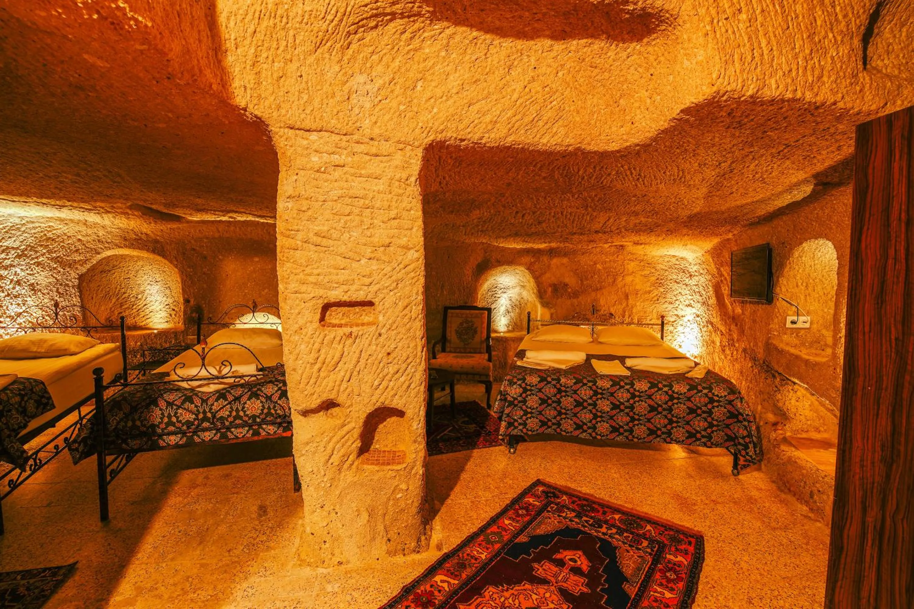 Bed in Alaca Cave Cappadocia