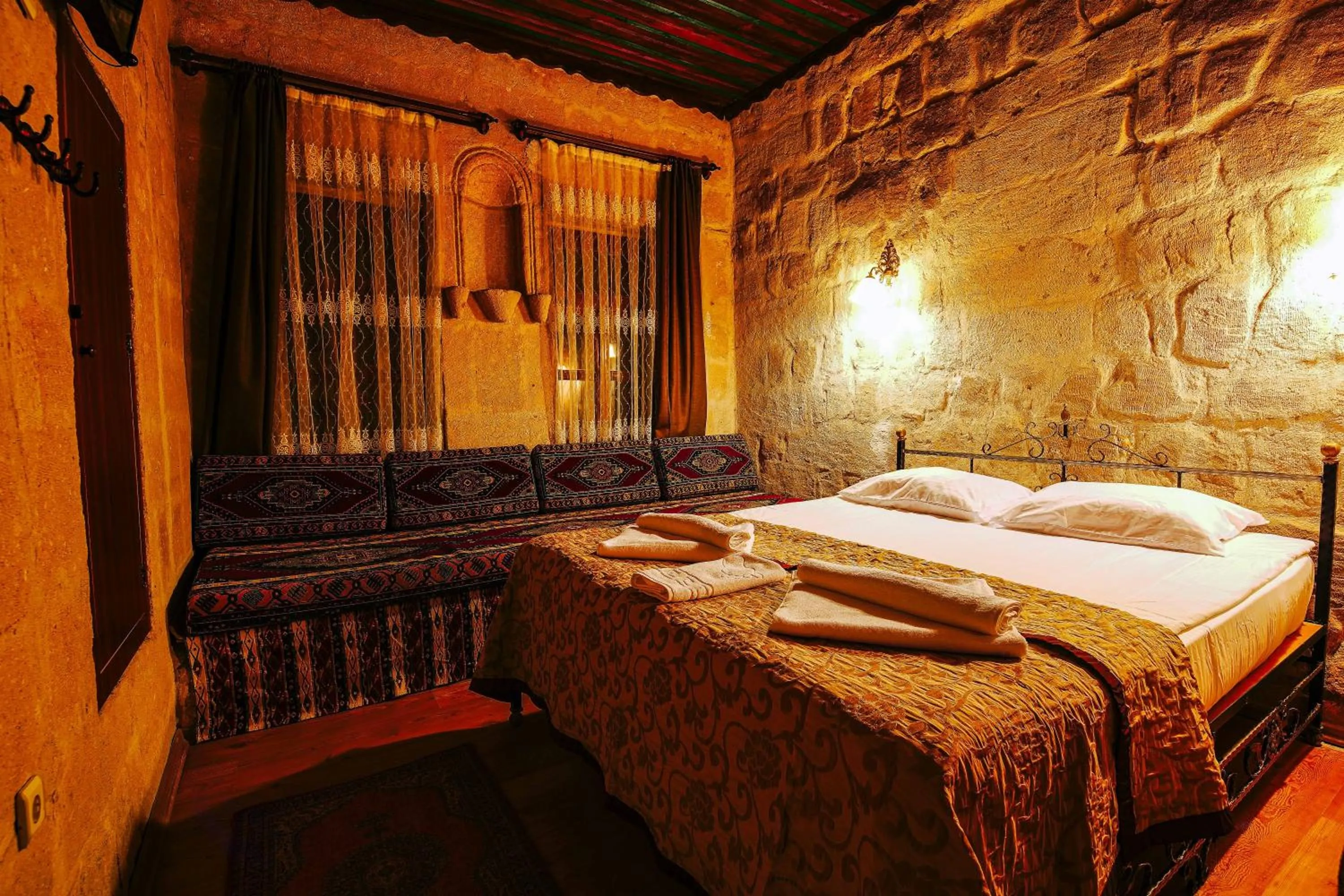 Bed in Alaca Cave Cappadocia