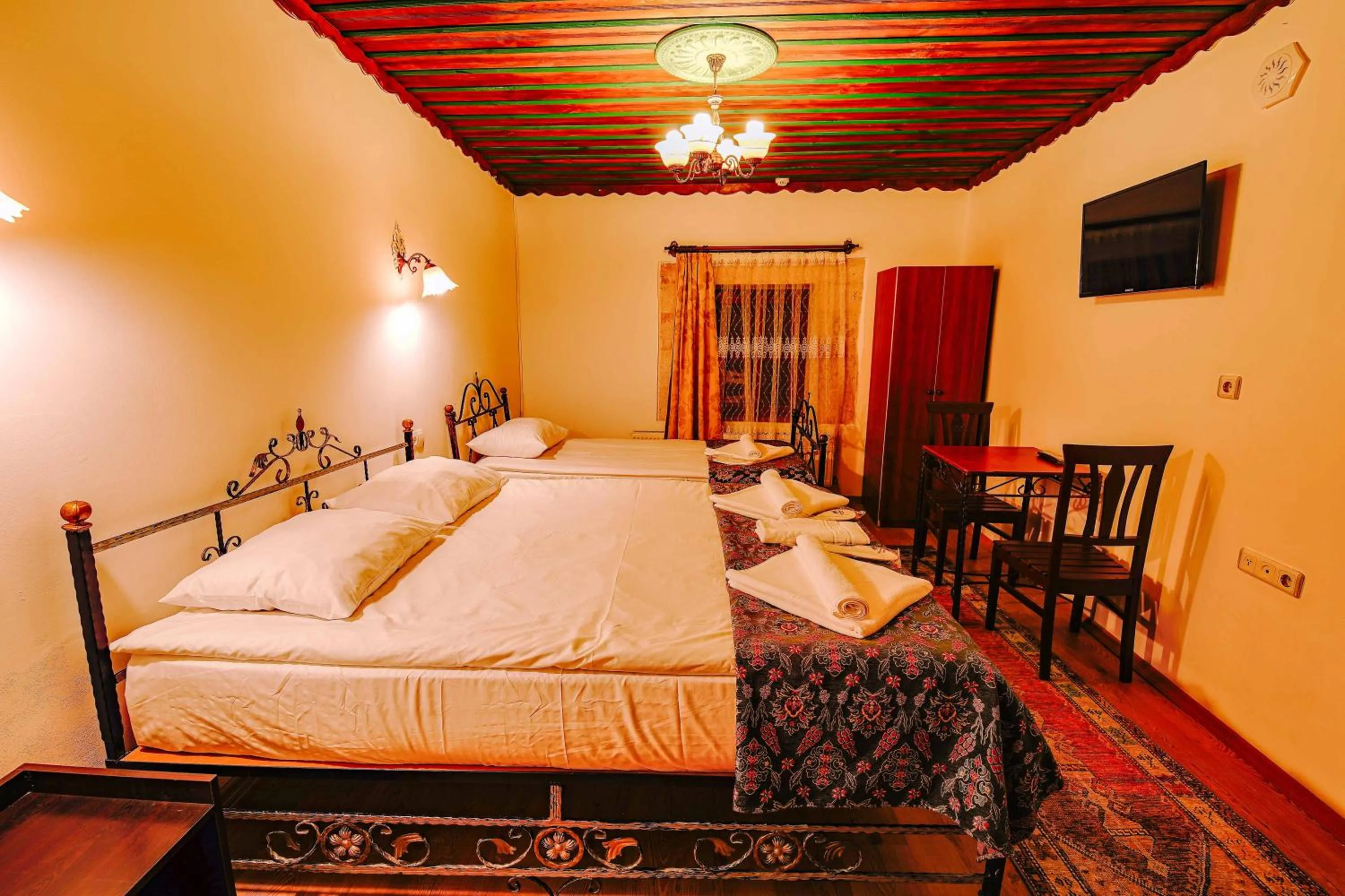 Bed in Alaca Cave Cappadocia