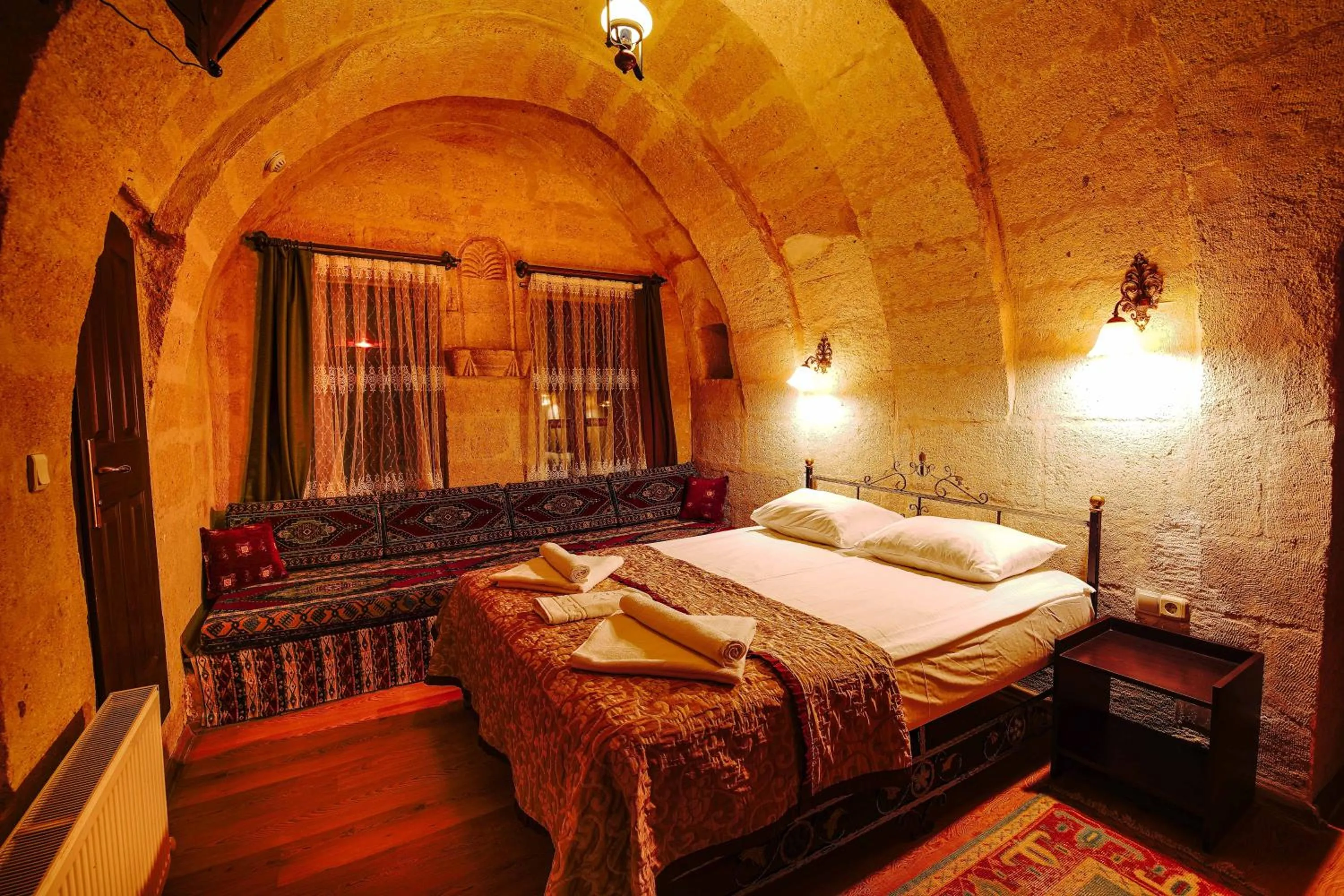 Bed in Alaca Cave Cappadocia