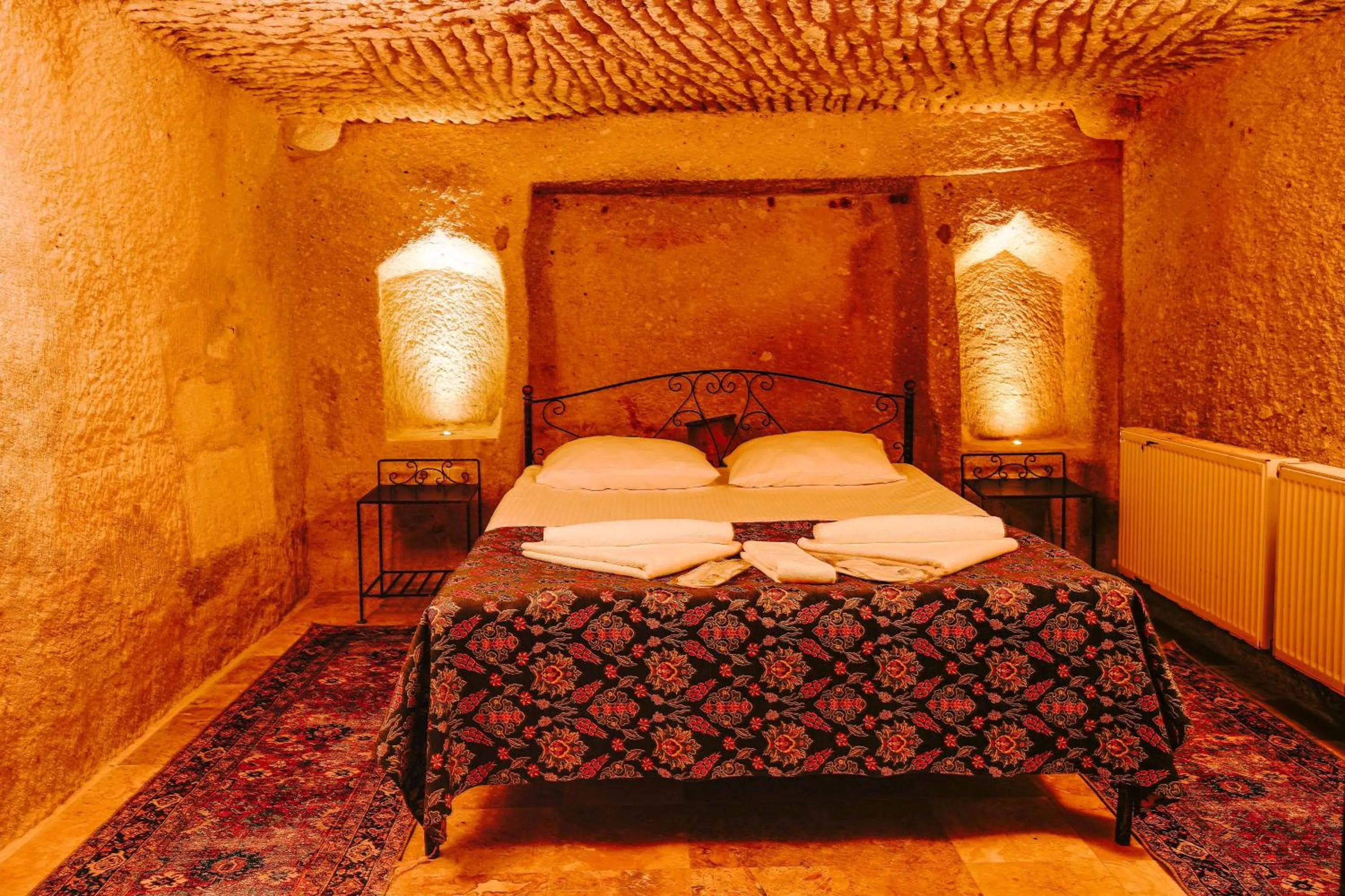 Bed in Alaca Cave Cappadocia