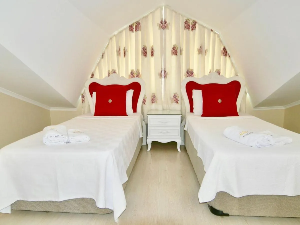 Bed in Göcek Naz Hotel