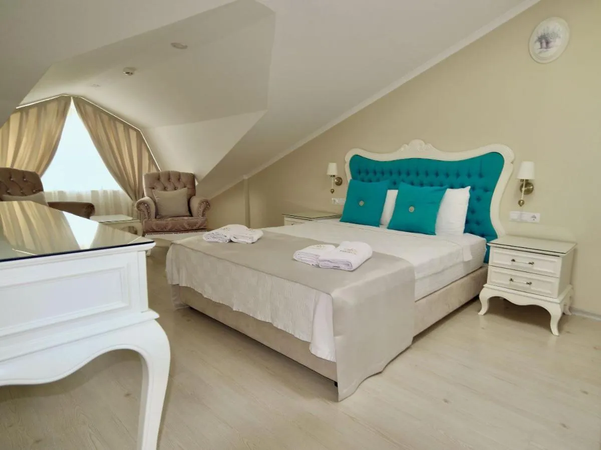 Bed in Göcek Naz Hotel