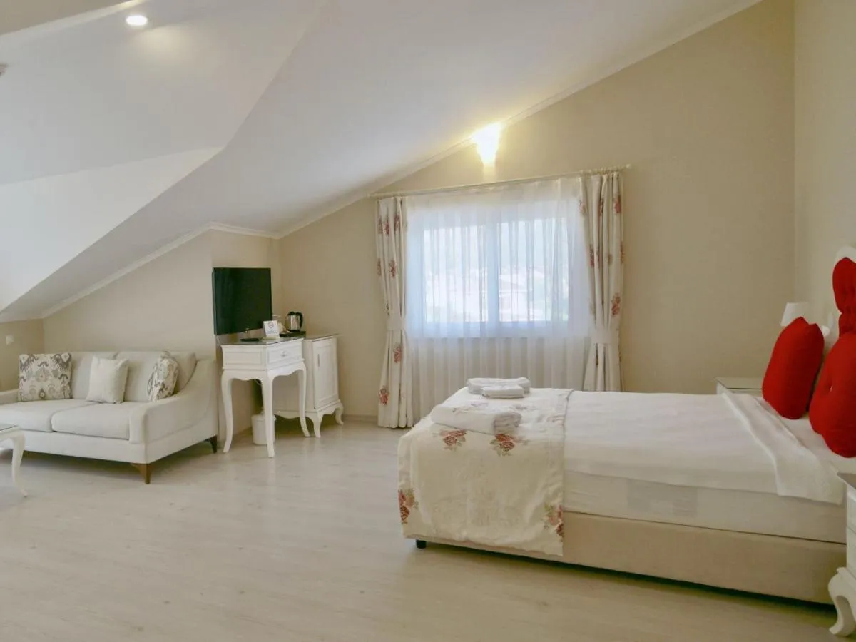 Bed in Göcek Naz Hotel