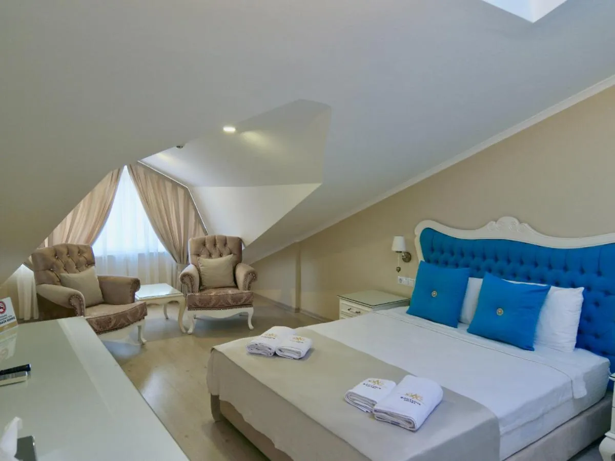 Bed in Göcek Naz Hotel