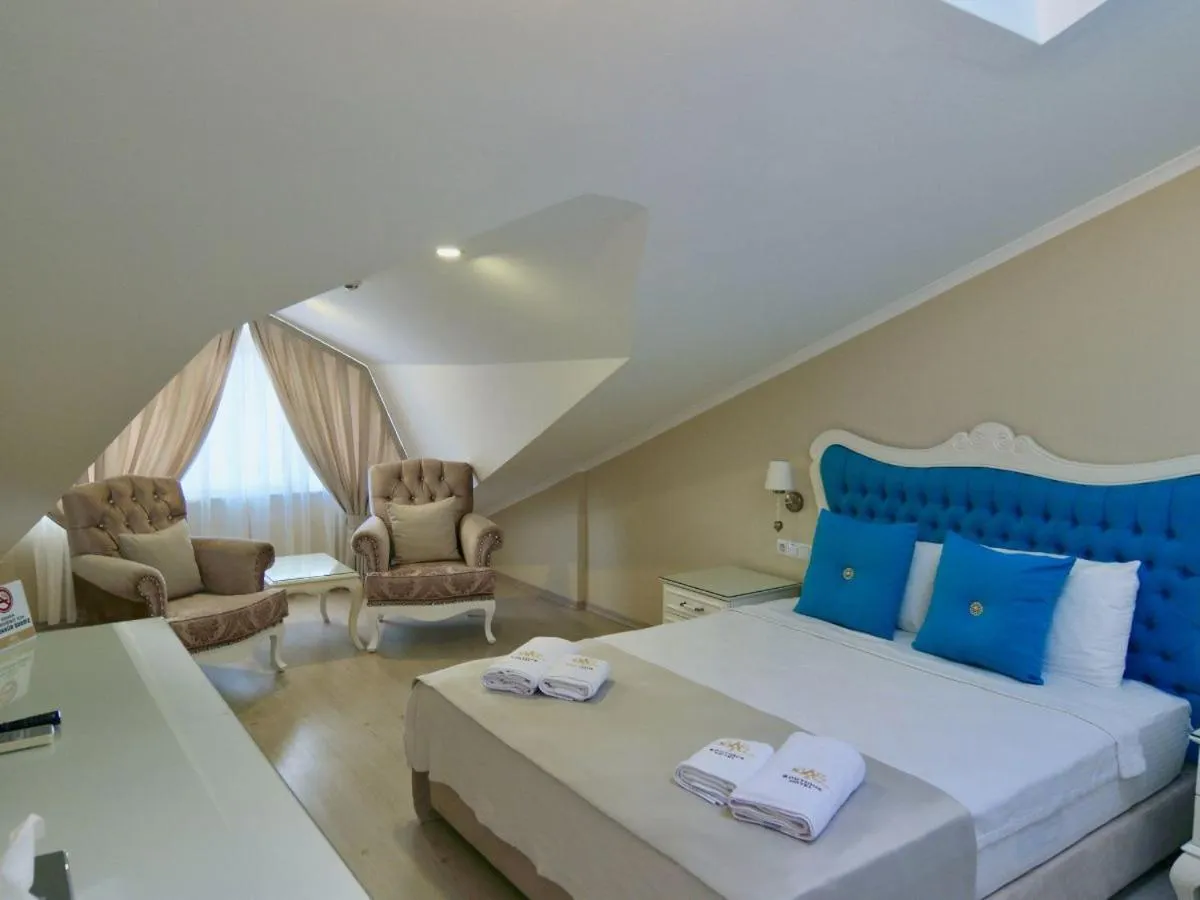 Bed in Göcek Naz Hotel