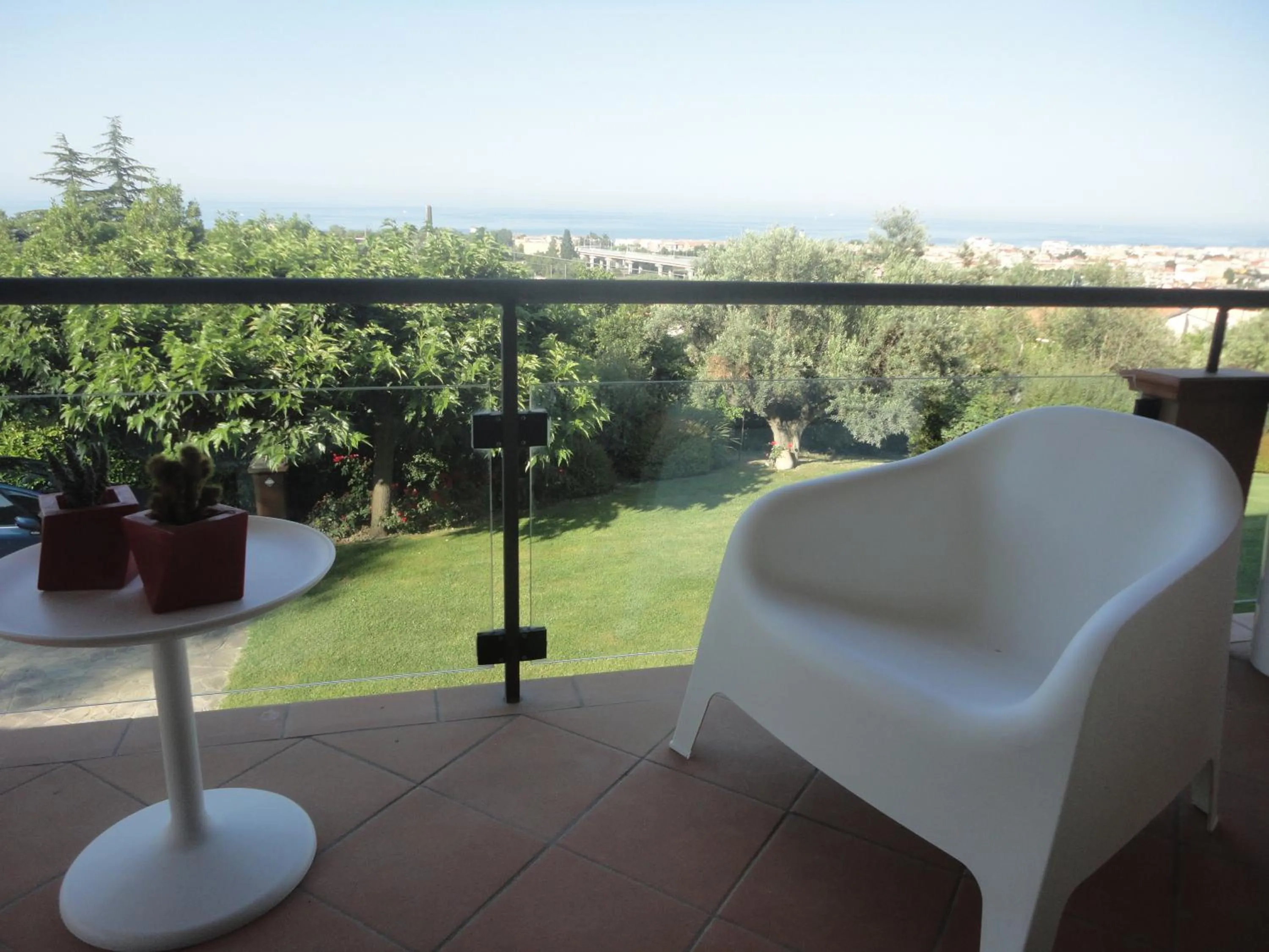Balcony/Terrace in Villa Zagara Luxury Bed And Breakfast