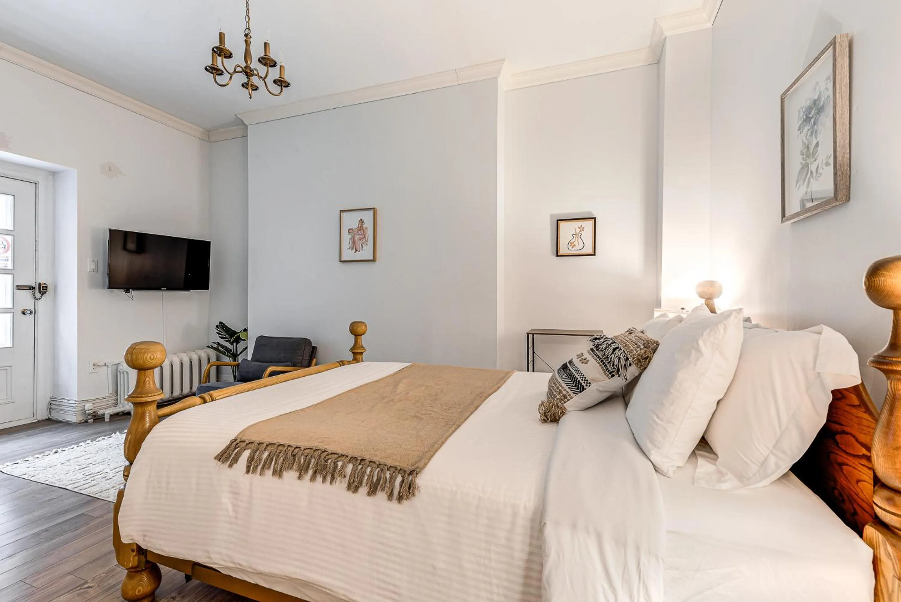 Bed in North House - Auberge La Chouette Hôtel Automatisé