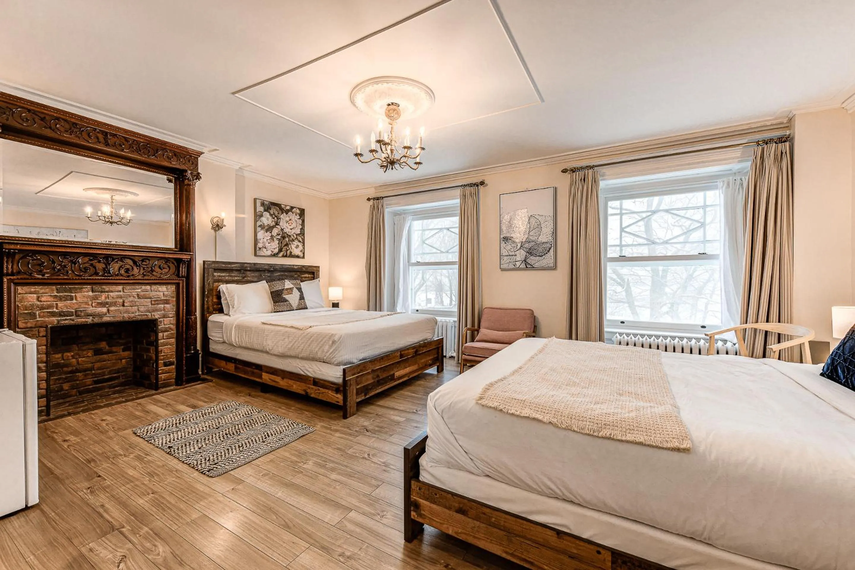 Bed in North House - Auberge La Chouette Hôtel Automatisé