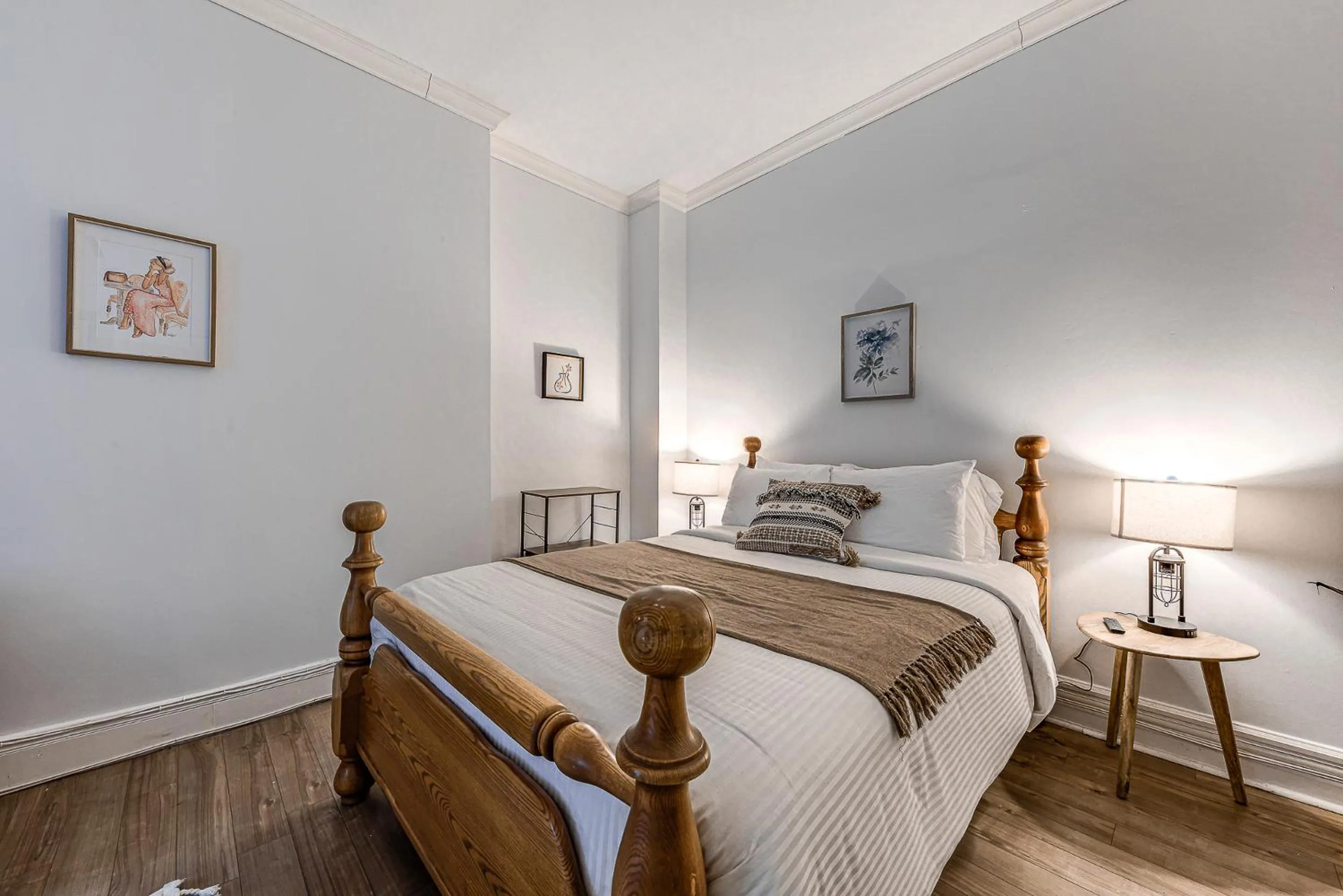 Bed in North House - Auberge La Chouette Hôtel Automatisé