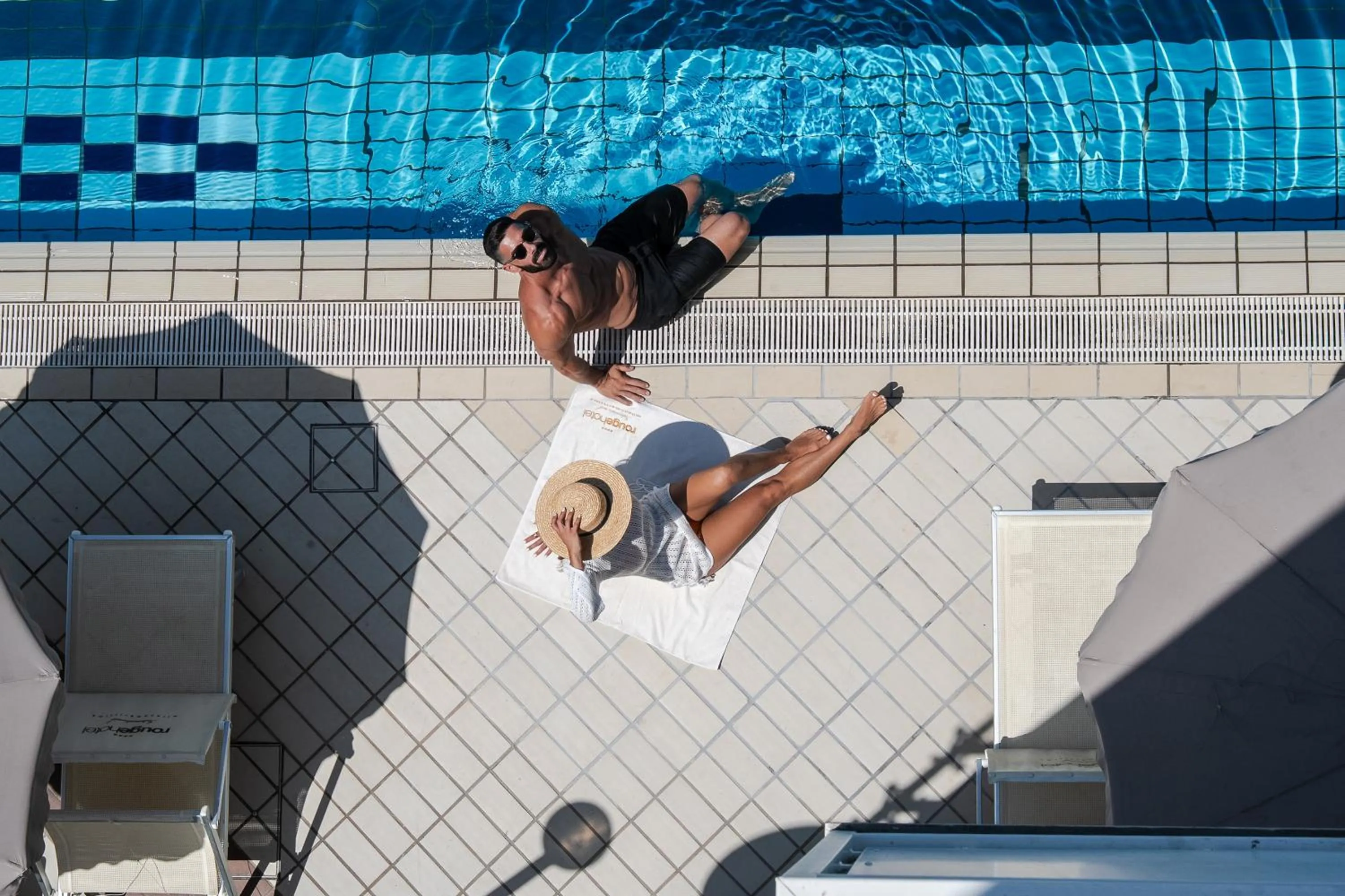 Swimming pool in Rouge Hotel International