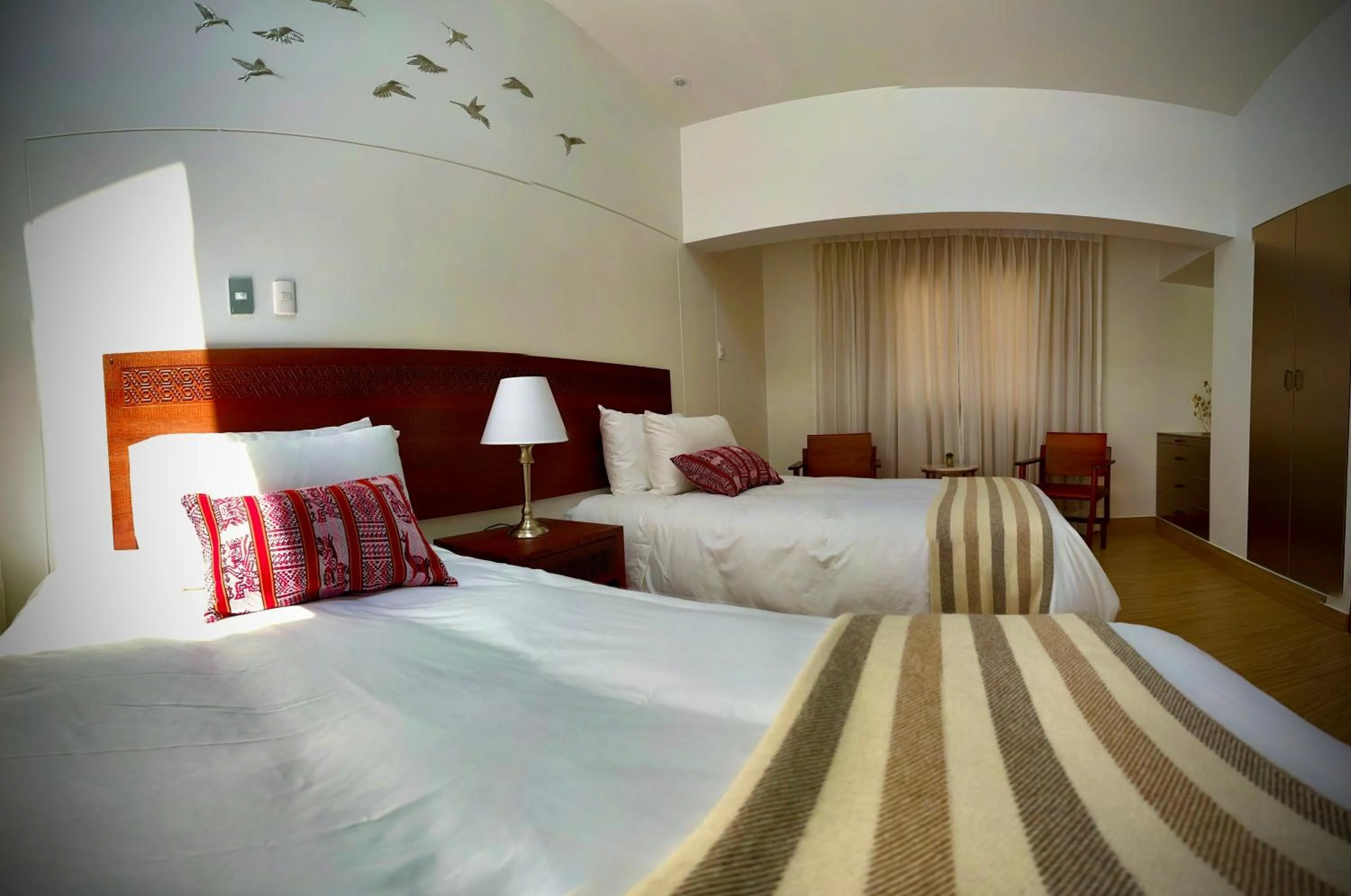 Bed in Inkantari Boutique Hotel