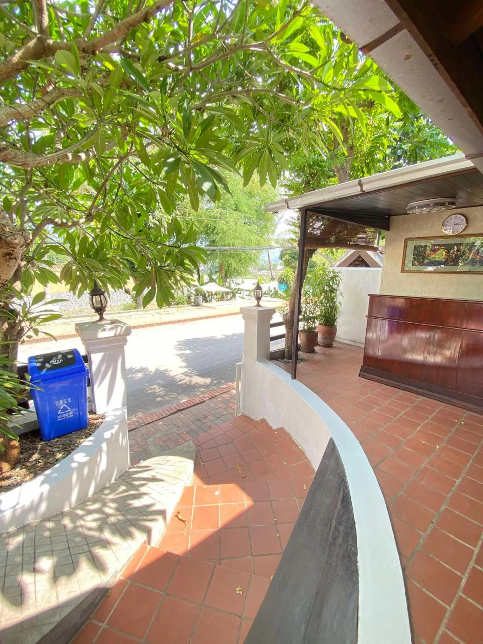 Patio in Golden Lotus Namkhan View