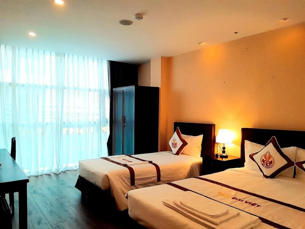 Bed in THE RICE HOTEL