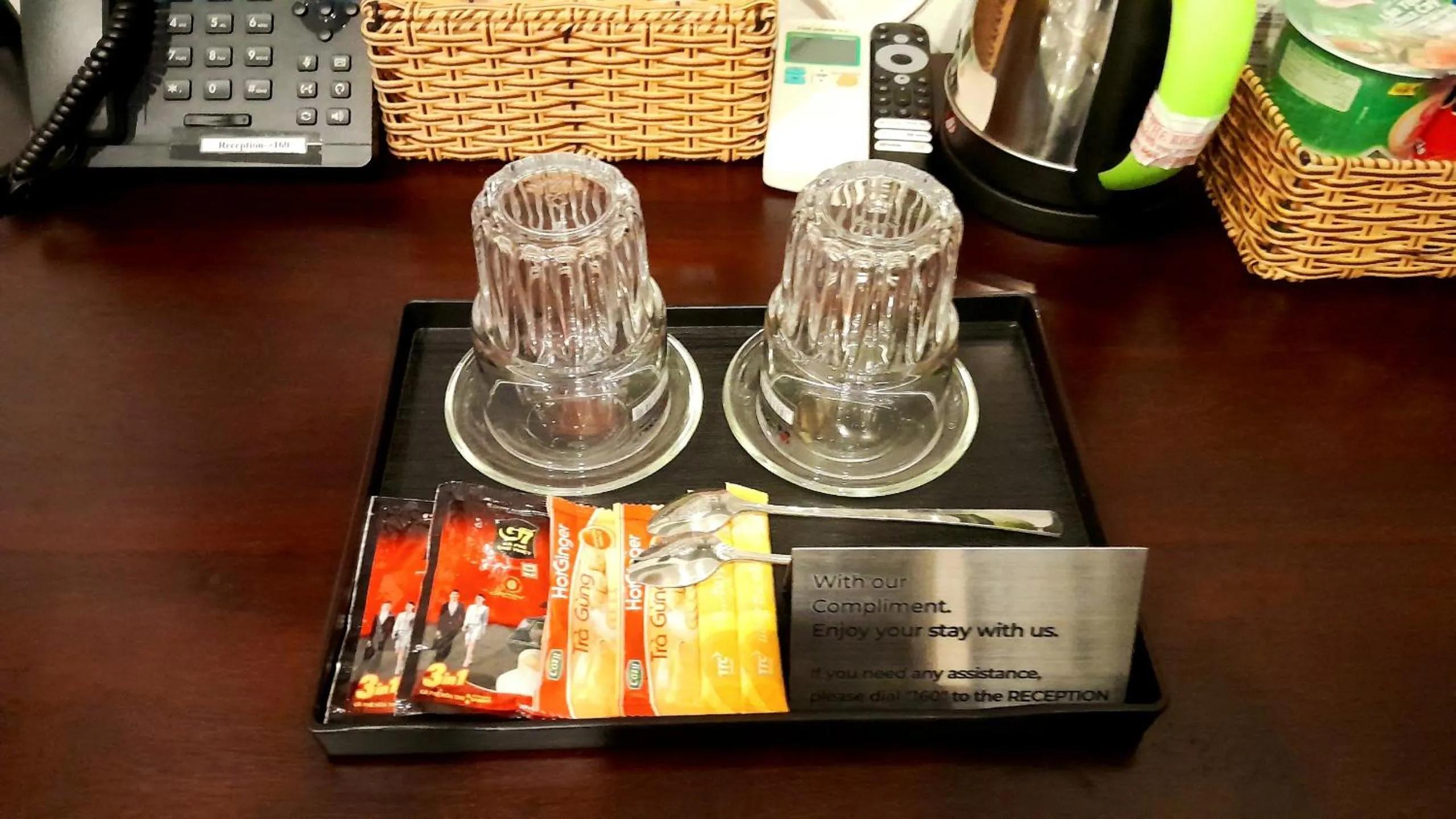 Coffee/tea facilities in THE RICE HOTEL