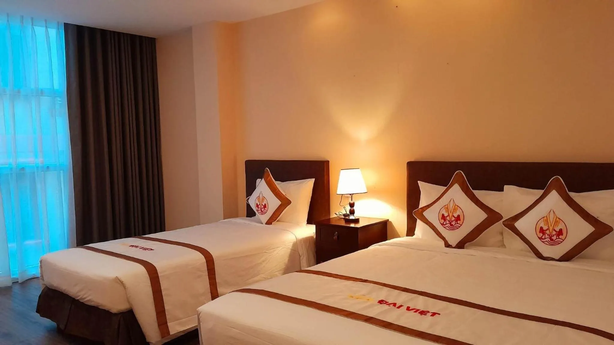 Bed in THE RICE HOTEL