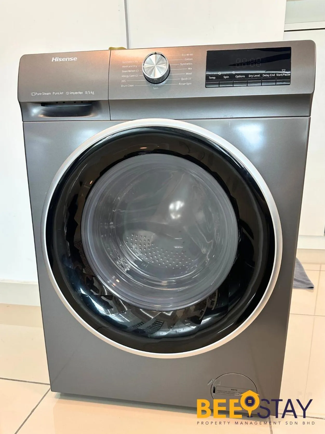 washing machine in The Scott Garden Kuala Lumpur by BeeStay Management