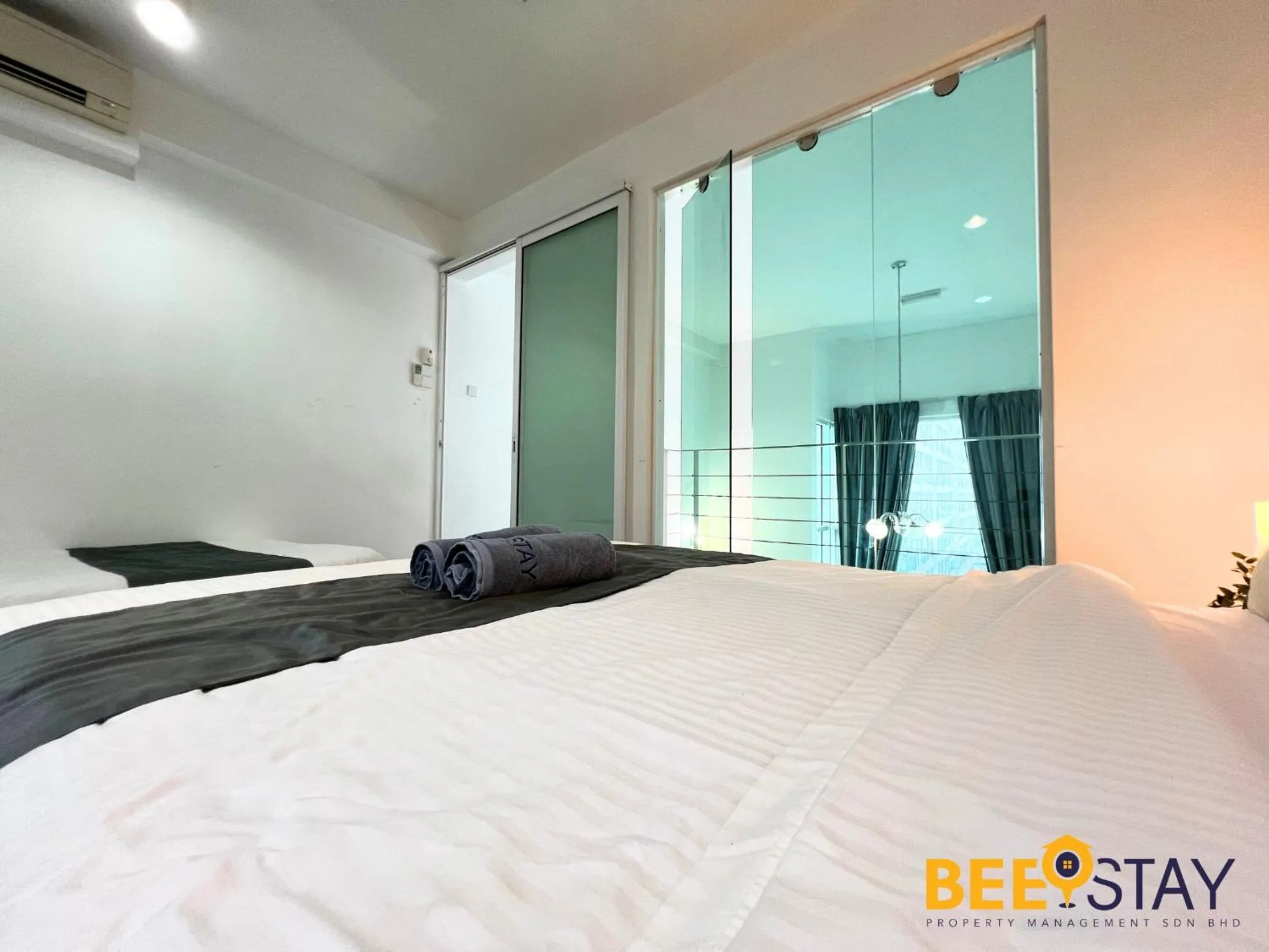 Bedroom, Bed in The Scott Garden Kuala Lumpur by BeeStay Management