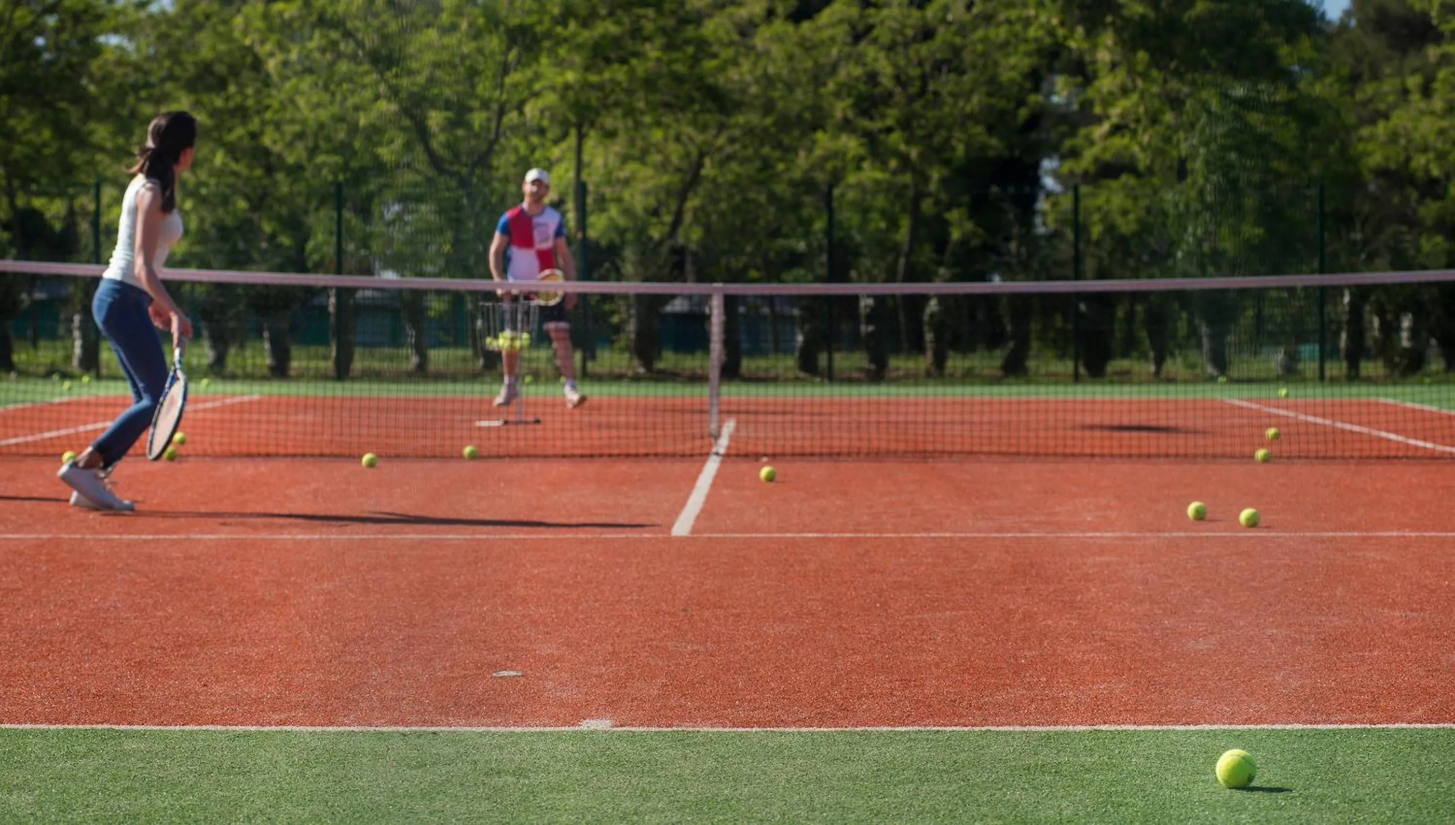 Tennis court in Holiday Centre Bi village