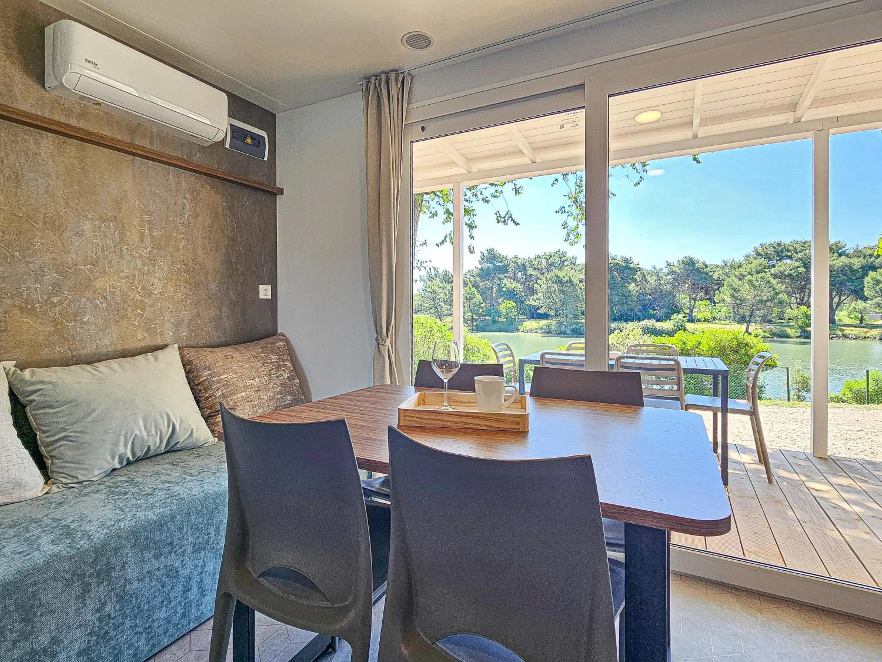 Seating area in Holiday Centre Bi village