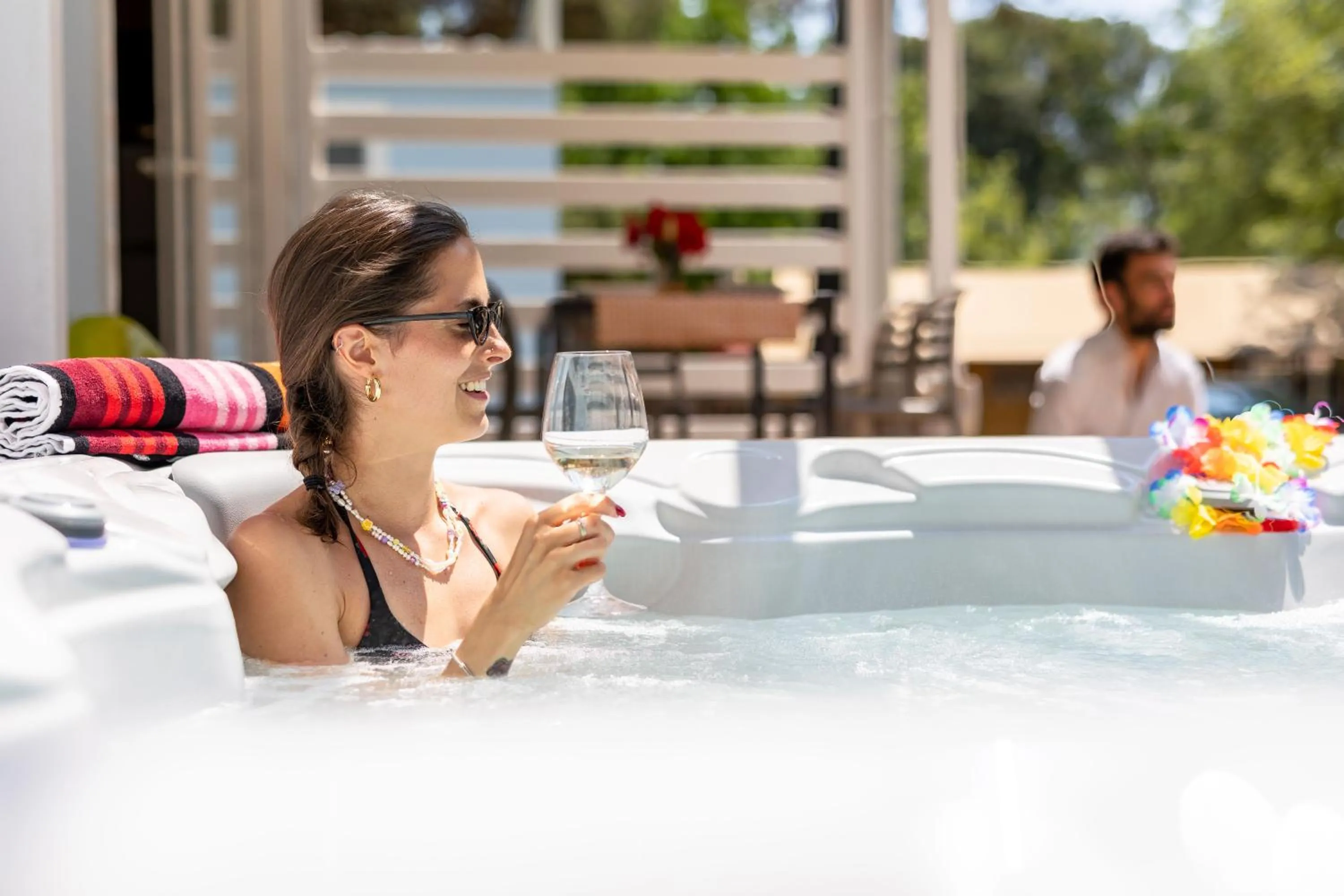 Hot Tub in Holiday Centre Bi village