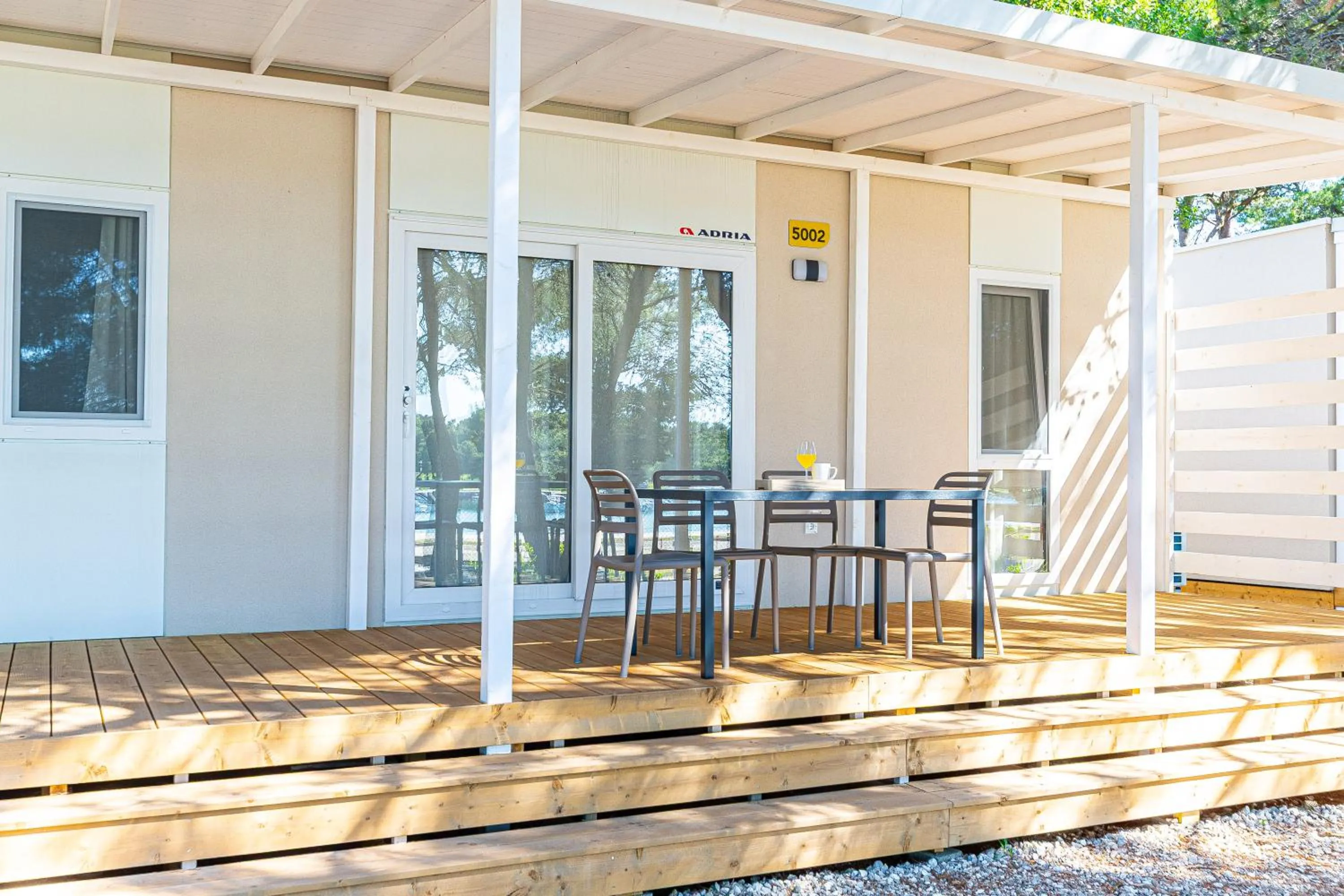 Patio in Holiday Centre Bi village