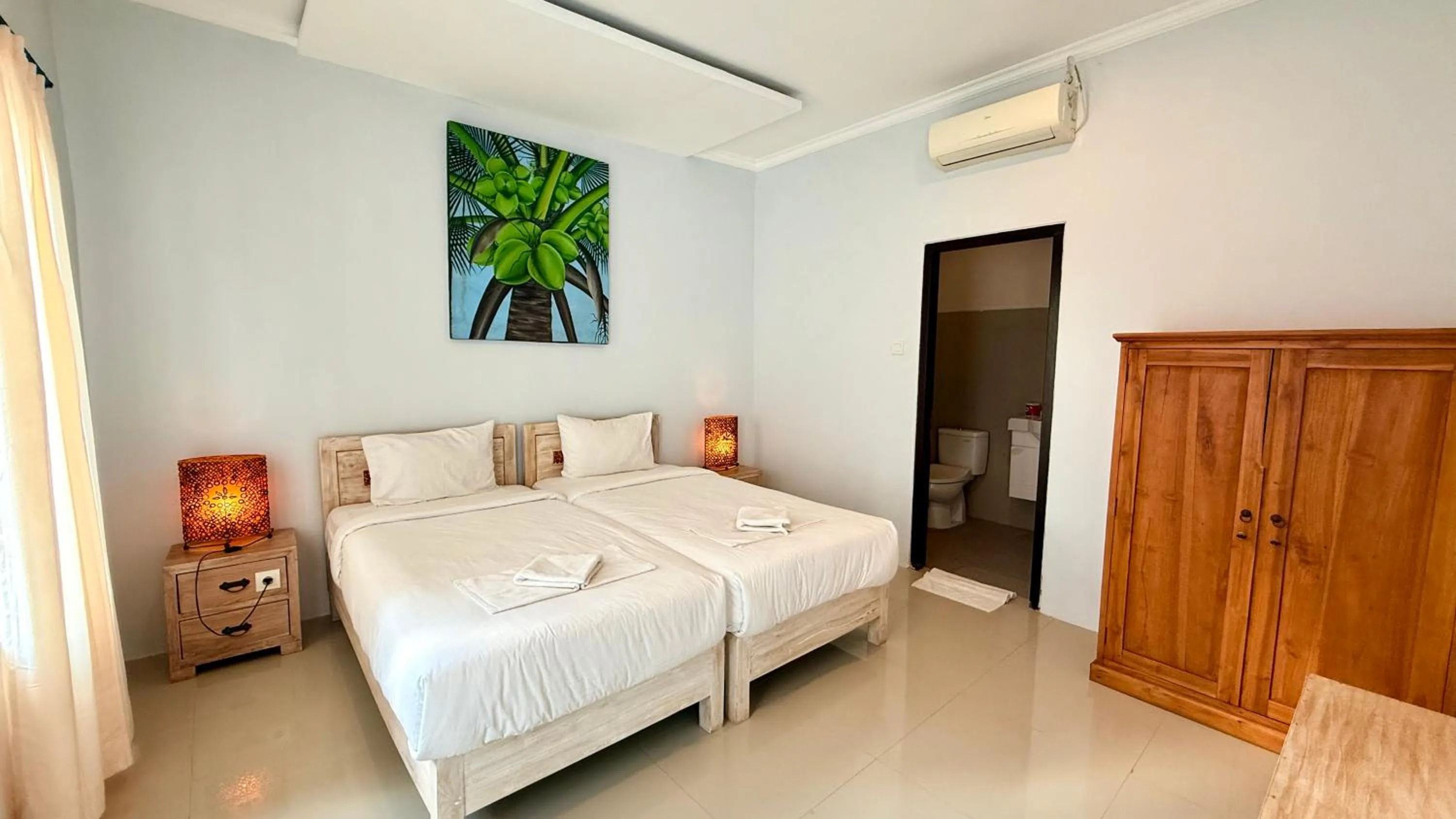 Bed in Padma Pandawa Villa