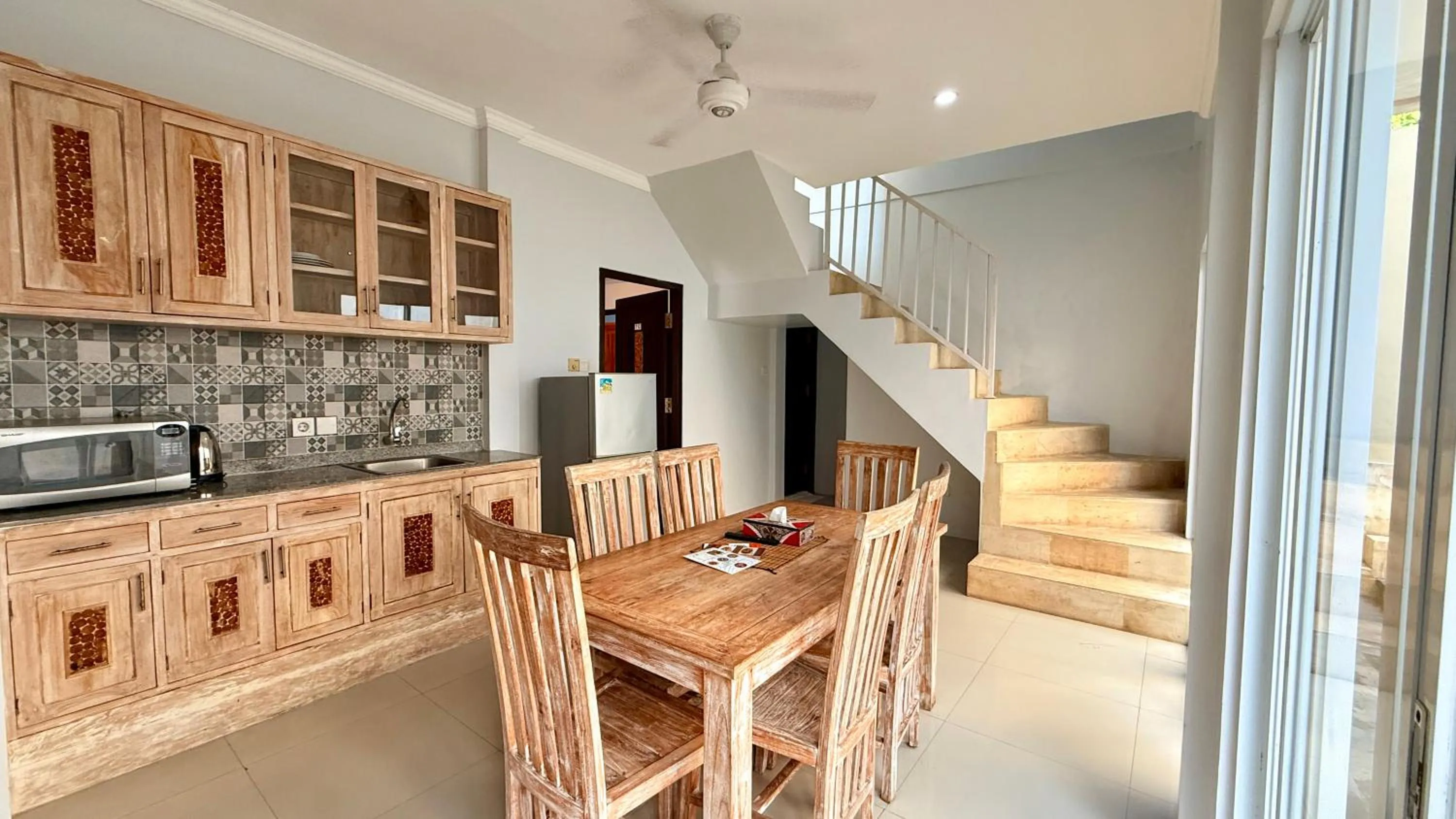 Kitchen or kitchenette in Padma Pandawa Villa