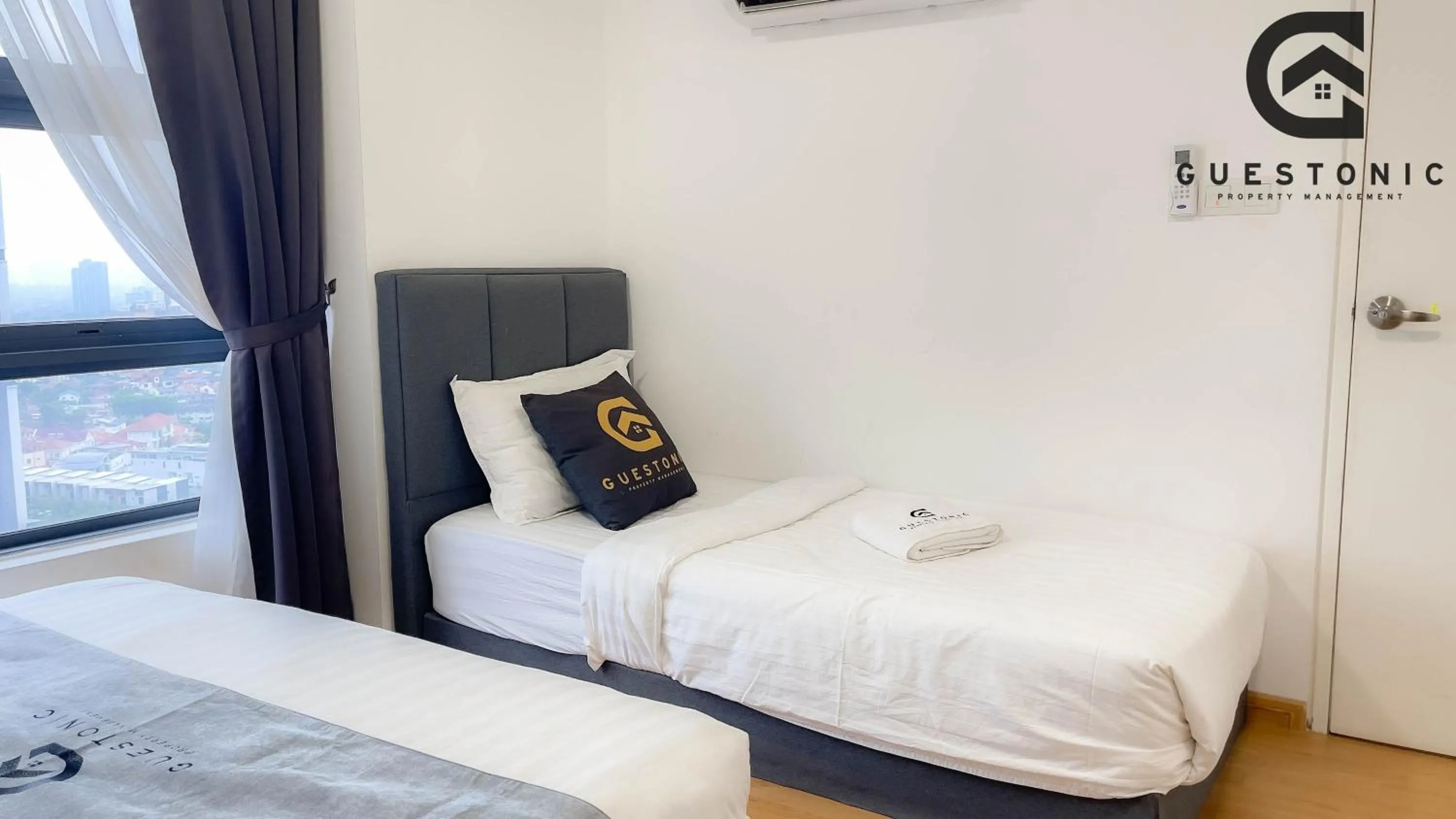 Bed in EkoCheras Cozy Suite by GUESTONIC