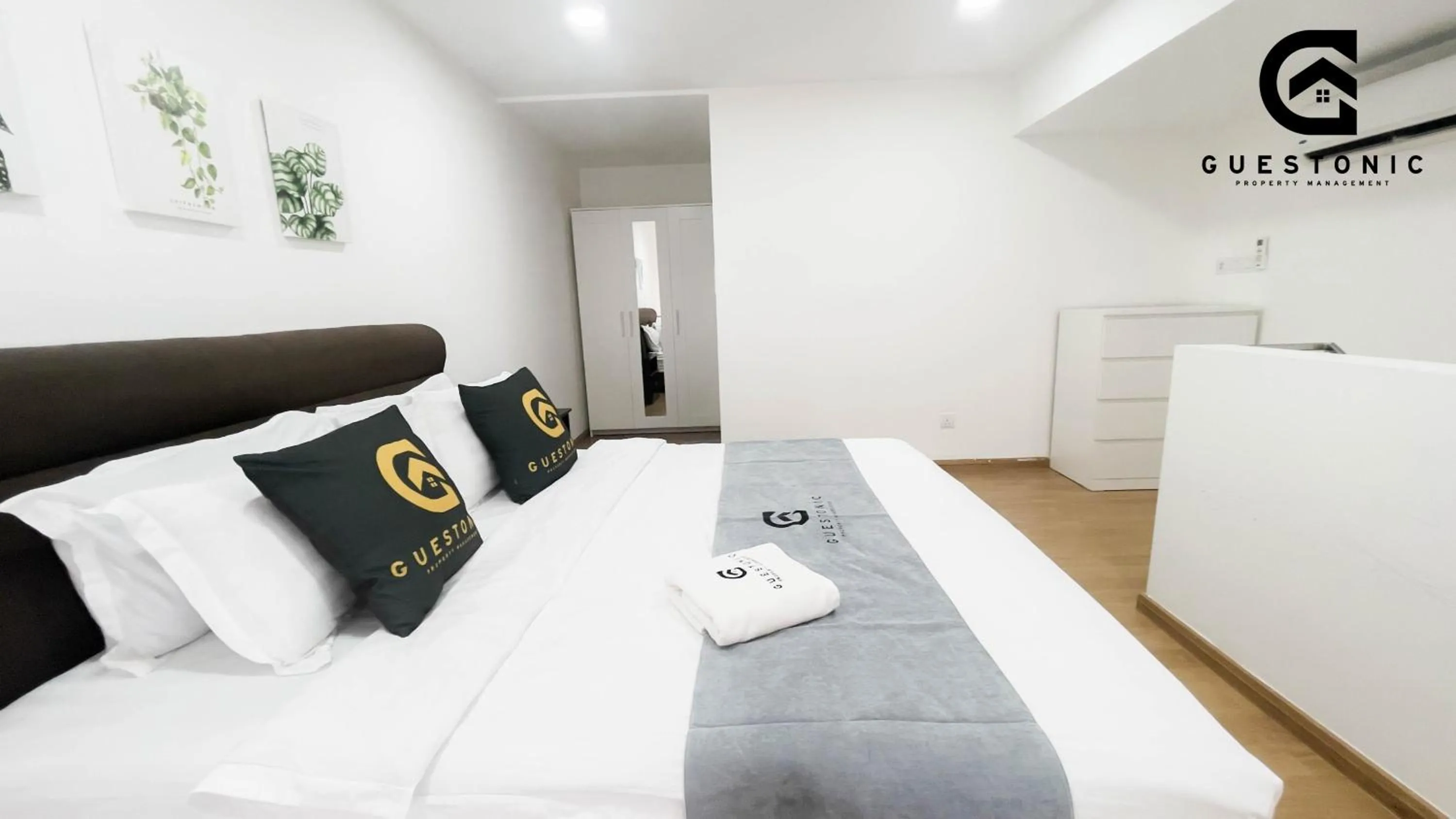 Bed in EkoCheras Cozy Suite by GUESTONIC