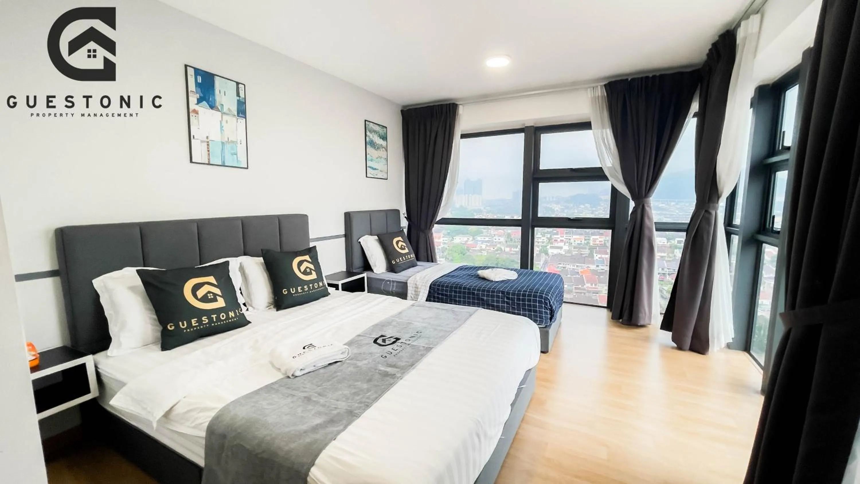 Bed in EkoCheras Cozy Suite by GUESTONIC