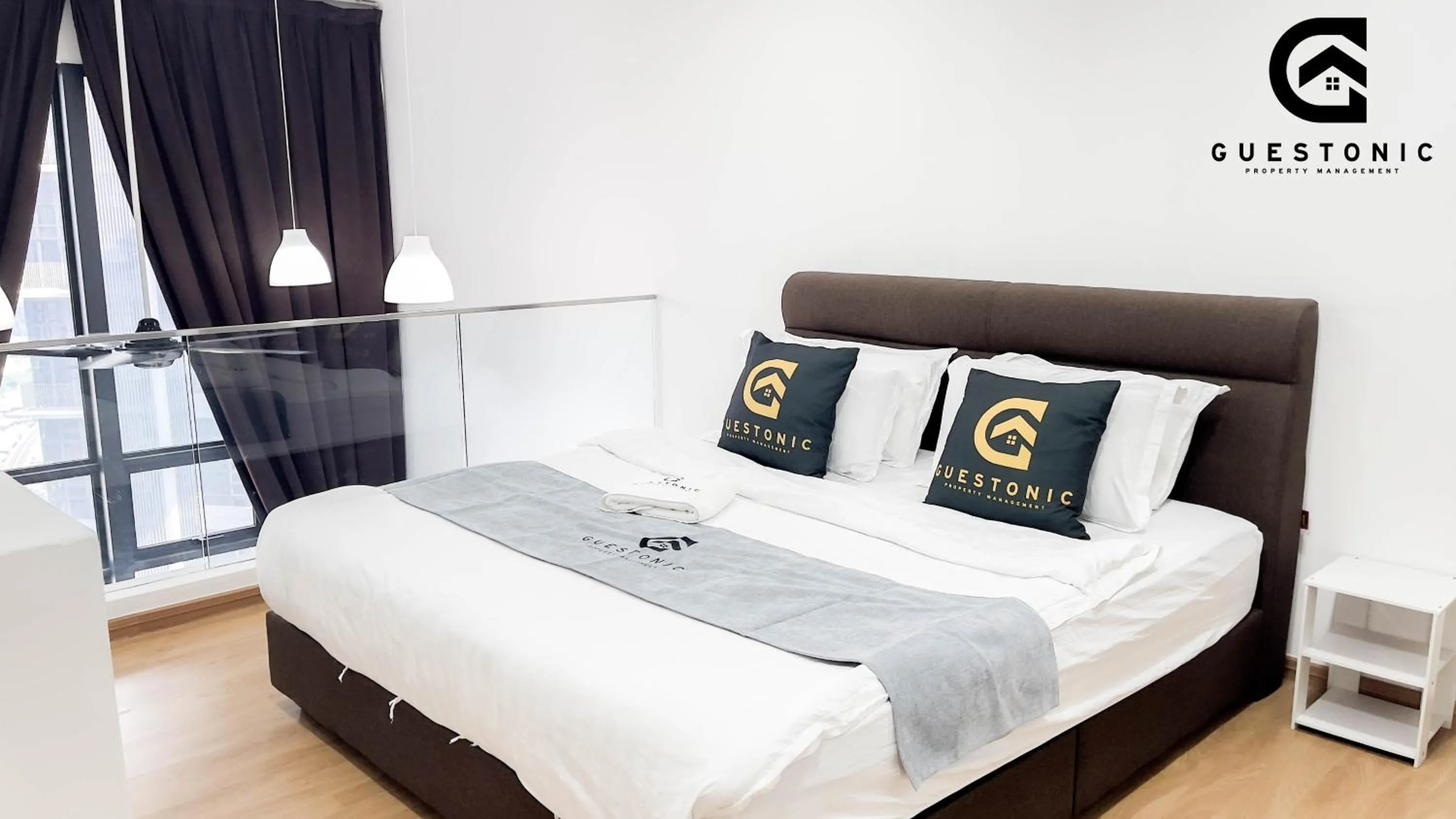 Bed in EkoCheras Cozy Suite by GUESTONIC