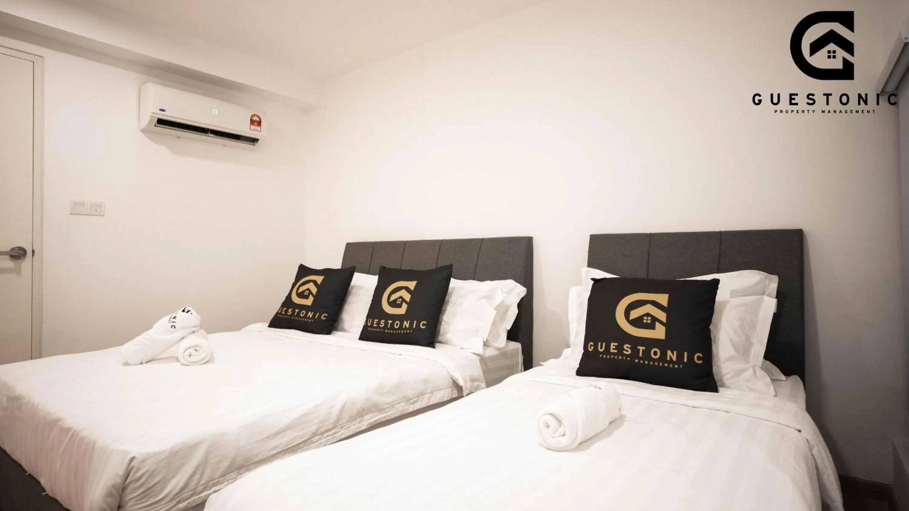 Bed in EkoCheras Cozy Suite by GUESTONIC