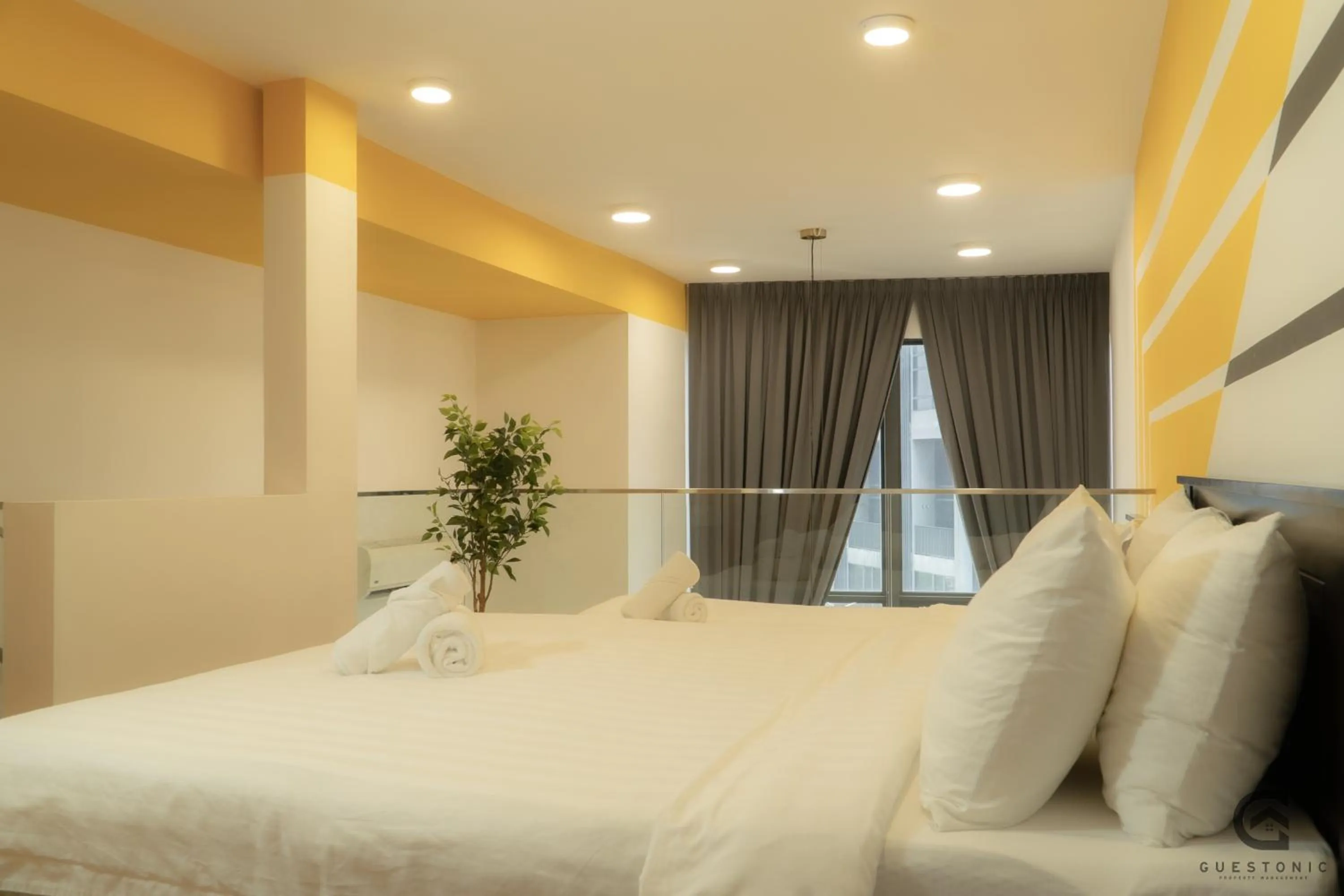 Bed in EkoCheras Cozy Suite by GUESTONIC