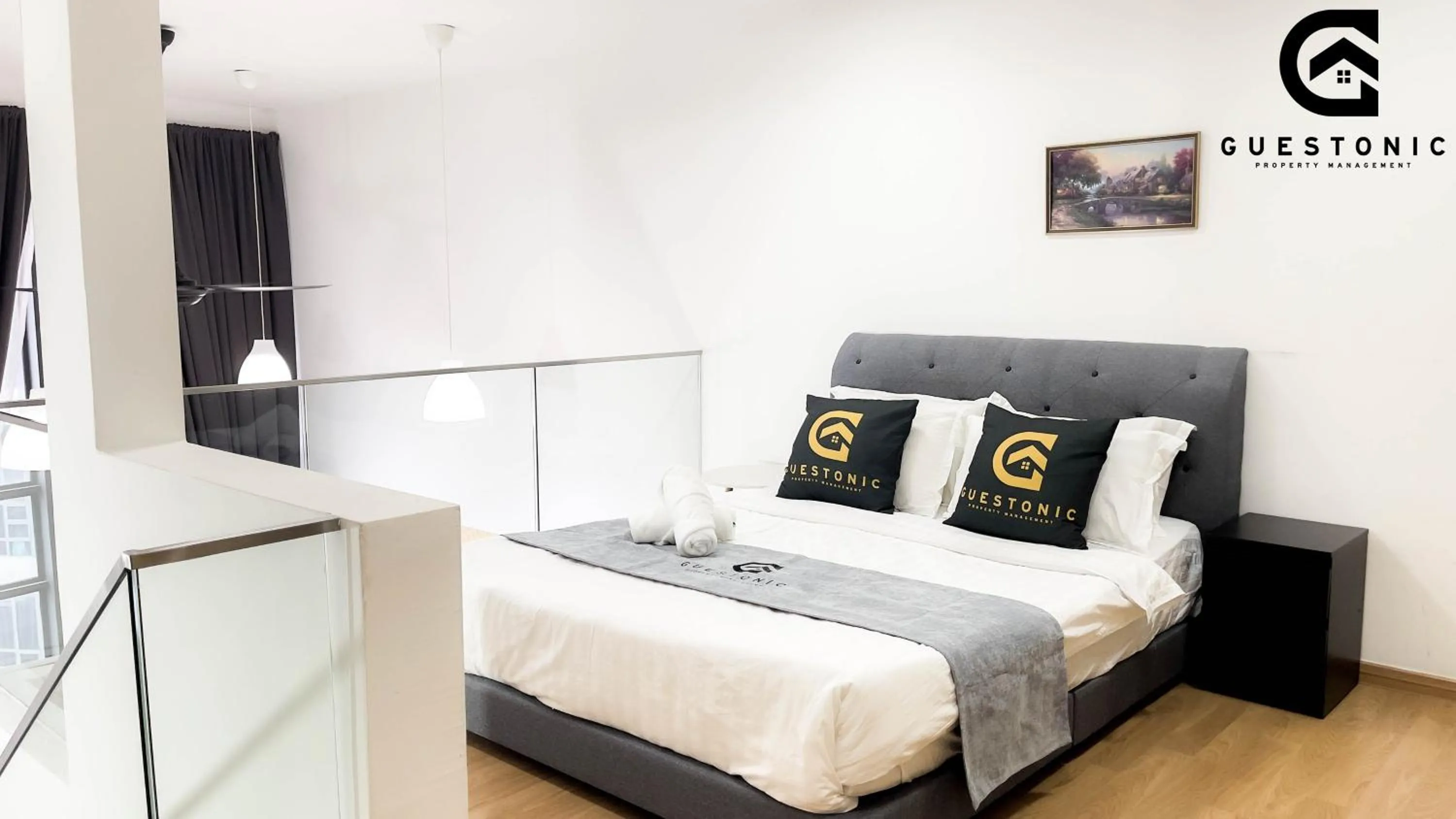 Bed in EkoCheras Cozy Suite by GUESTONIC