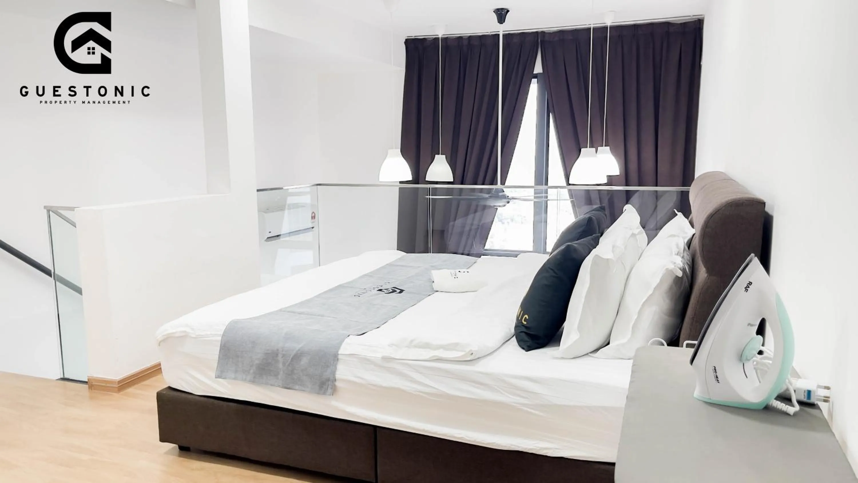 Bed in EkoCheras Cozy Suite by GUESTONIC