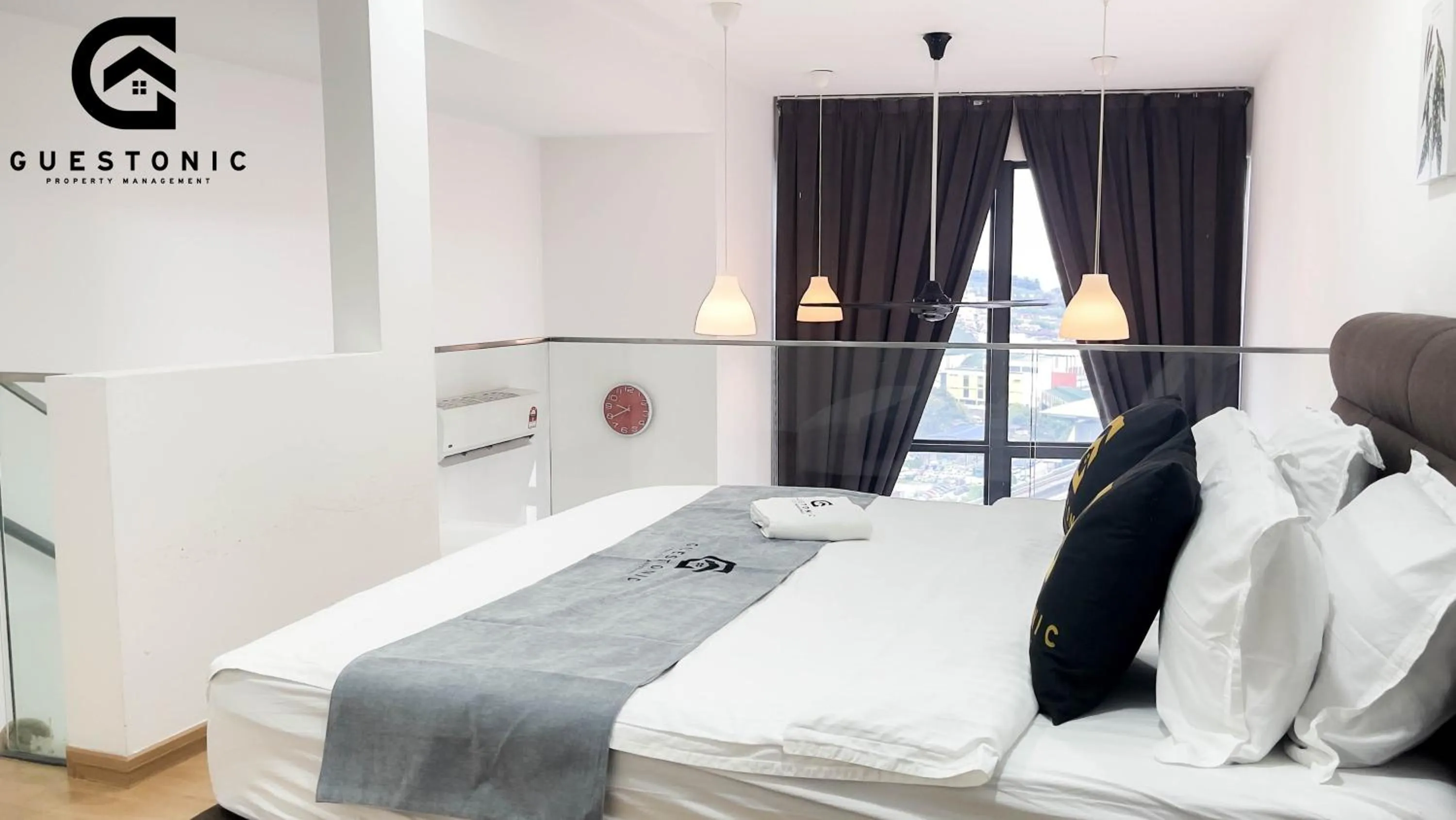 Bed in EkoCheras Cozy Suite by GUESTONIC