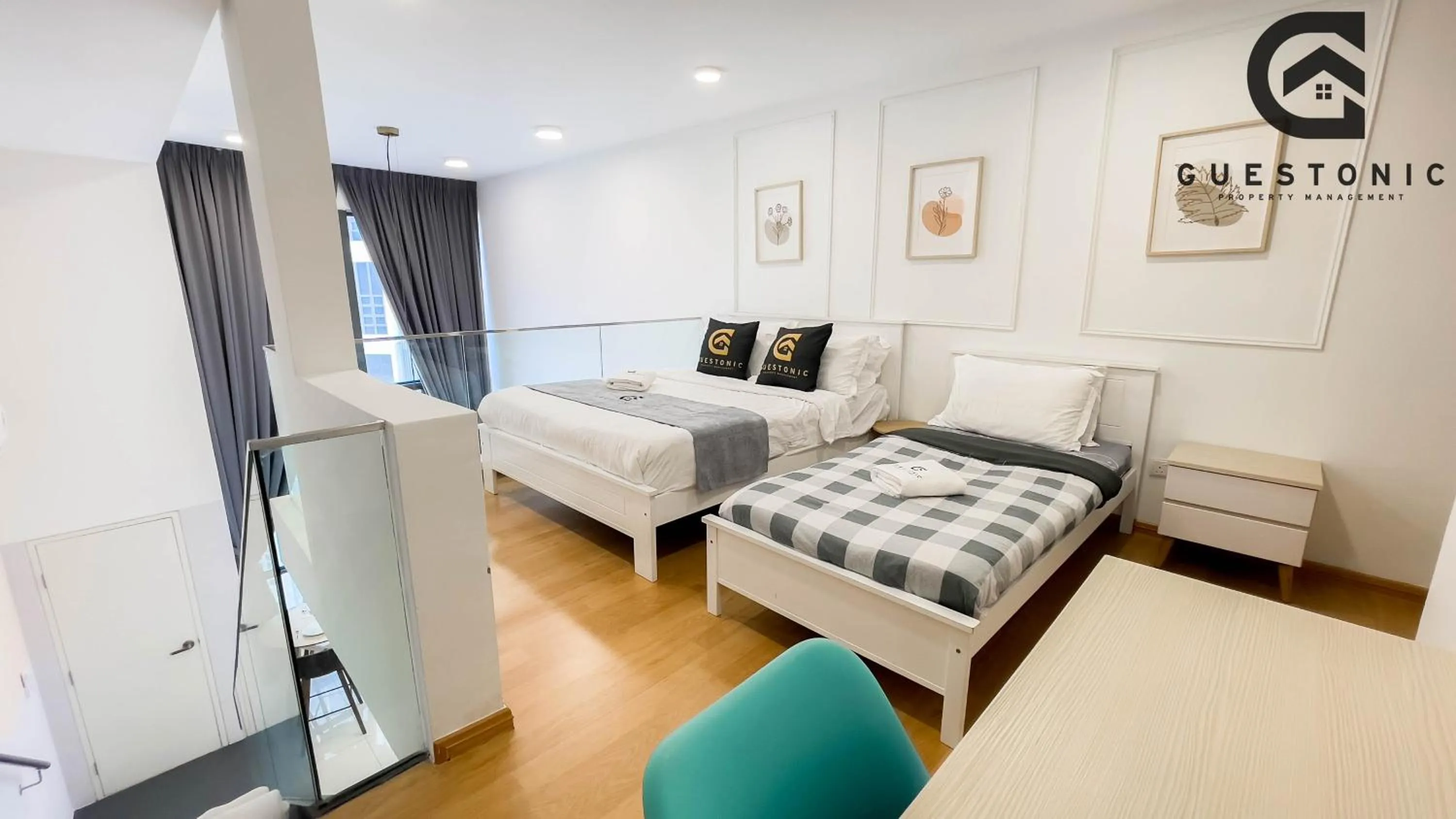 Bed in EkoCheras Cozy Suite by GUESTONIC