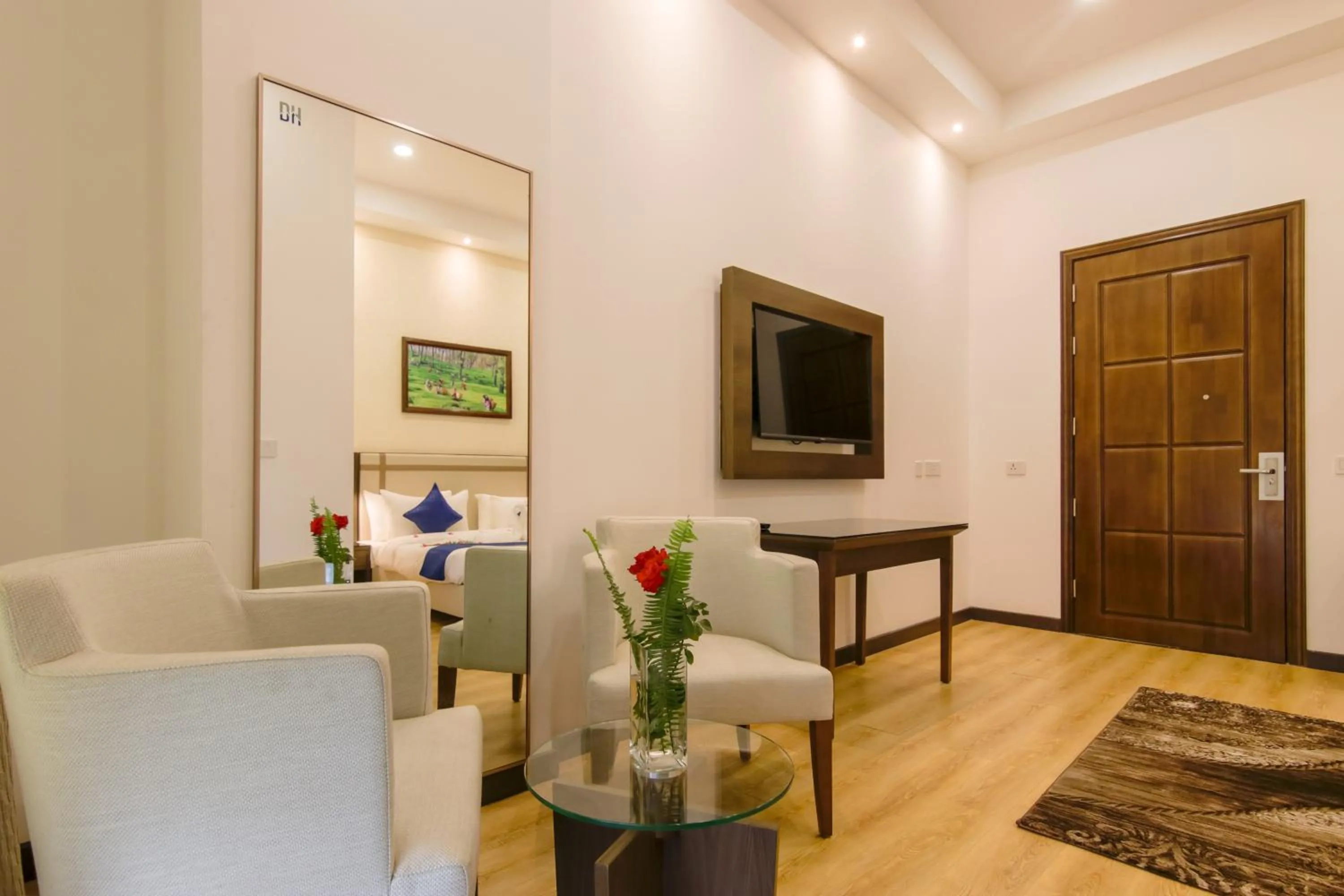 Bedroom in Dhauladhar Heights Resort