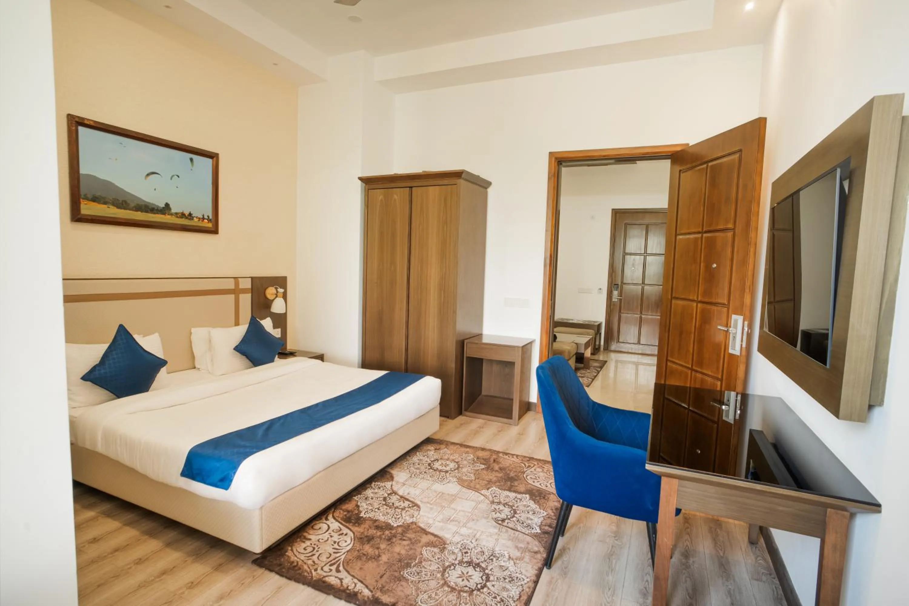 Bed in Dhauladhar Heights Resort