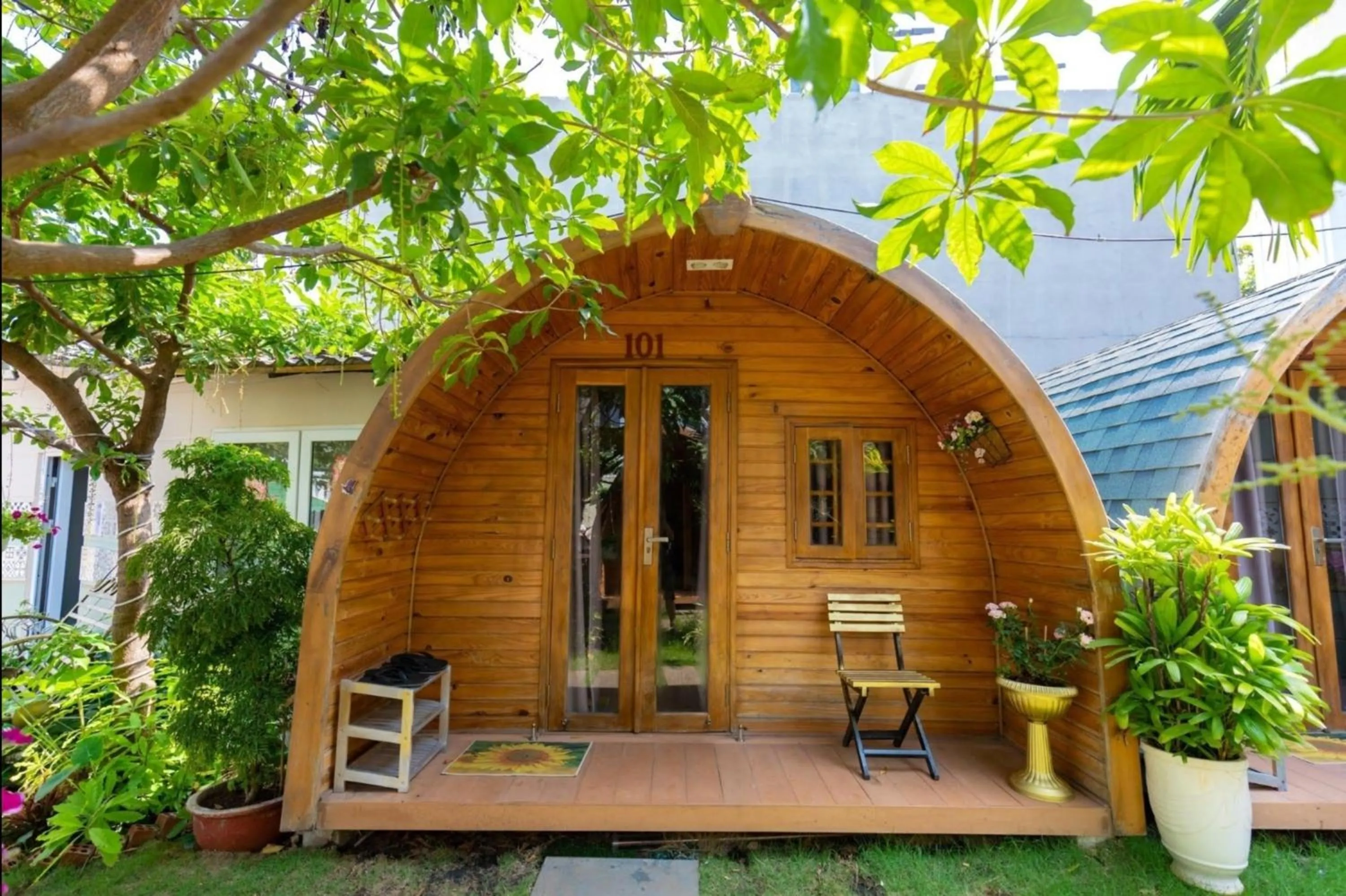 Garden view in Milan Corner Hotel