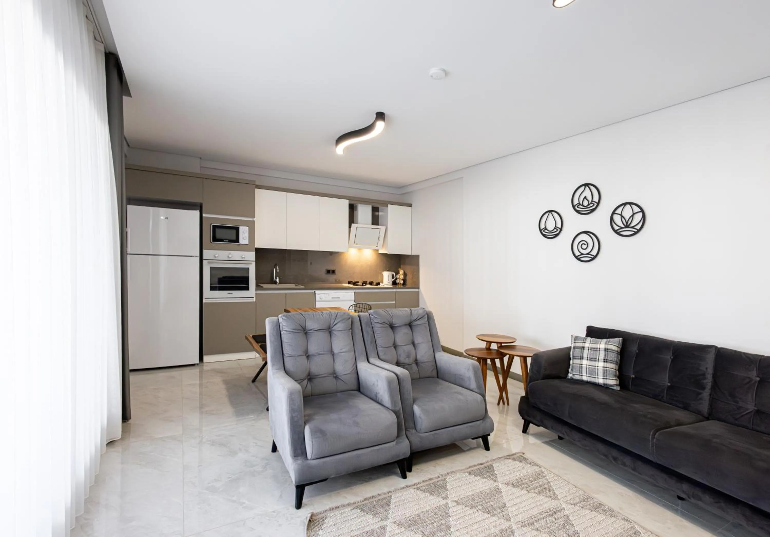 Seating area in Artan Suites Tatil Evleri