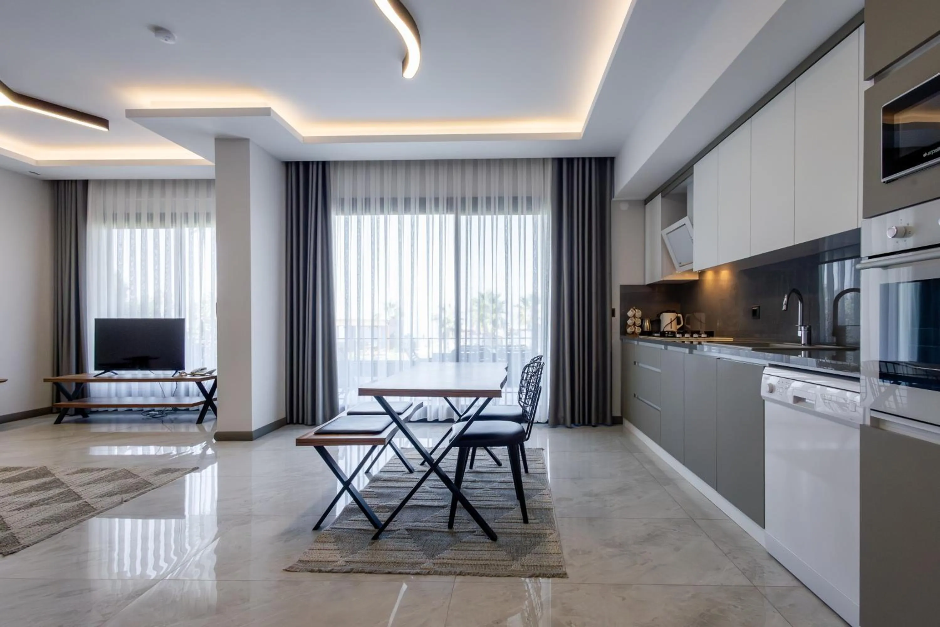 Dining area in Artan Suites Tatil Evleri