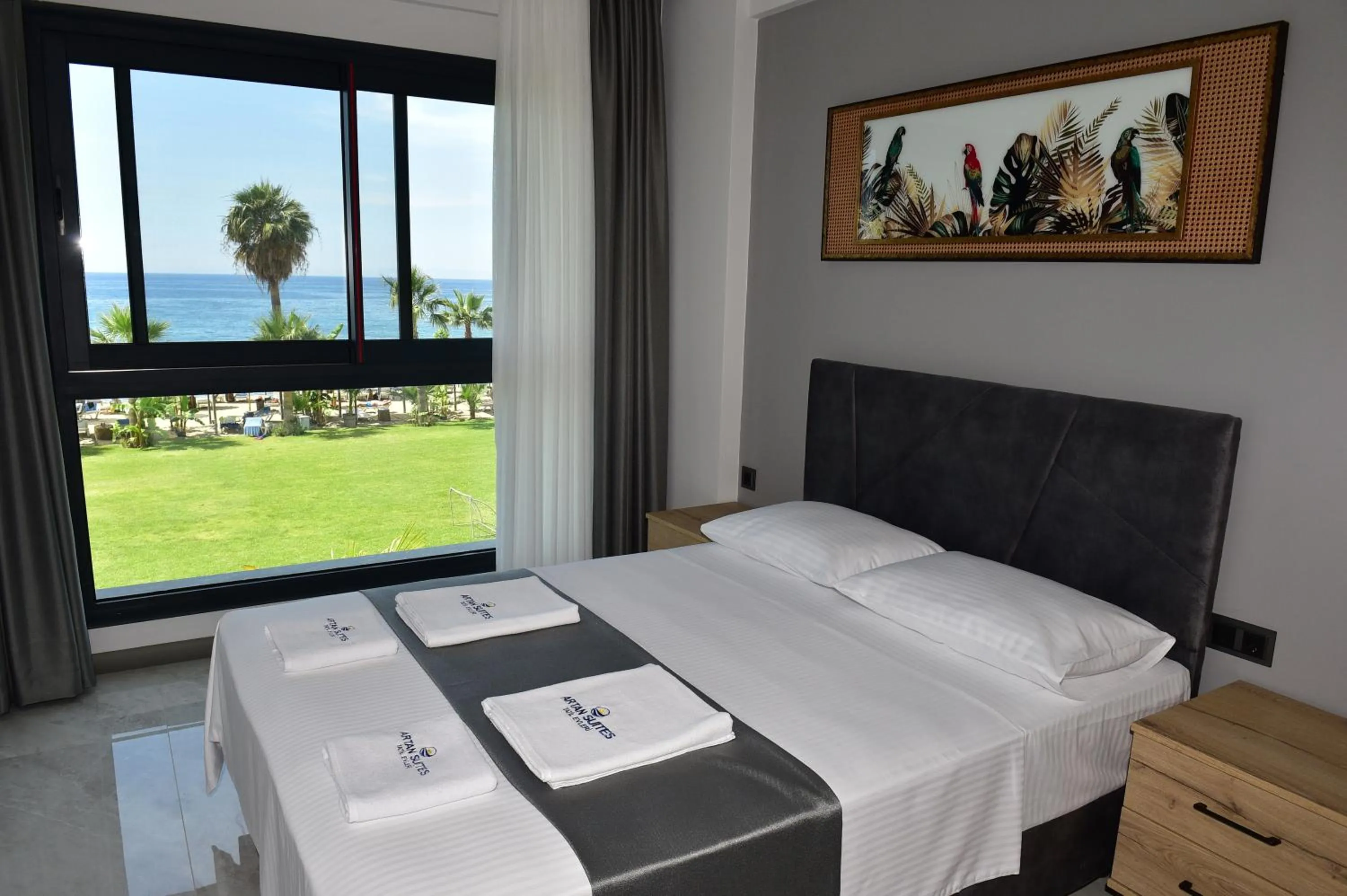 Bedroom, Bed in Artan Suites Tatil Evleri