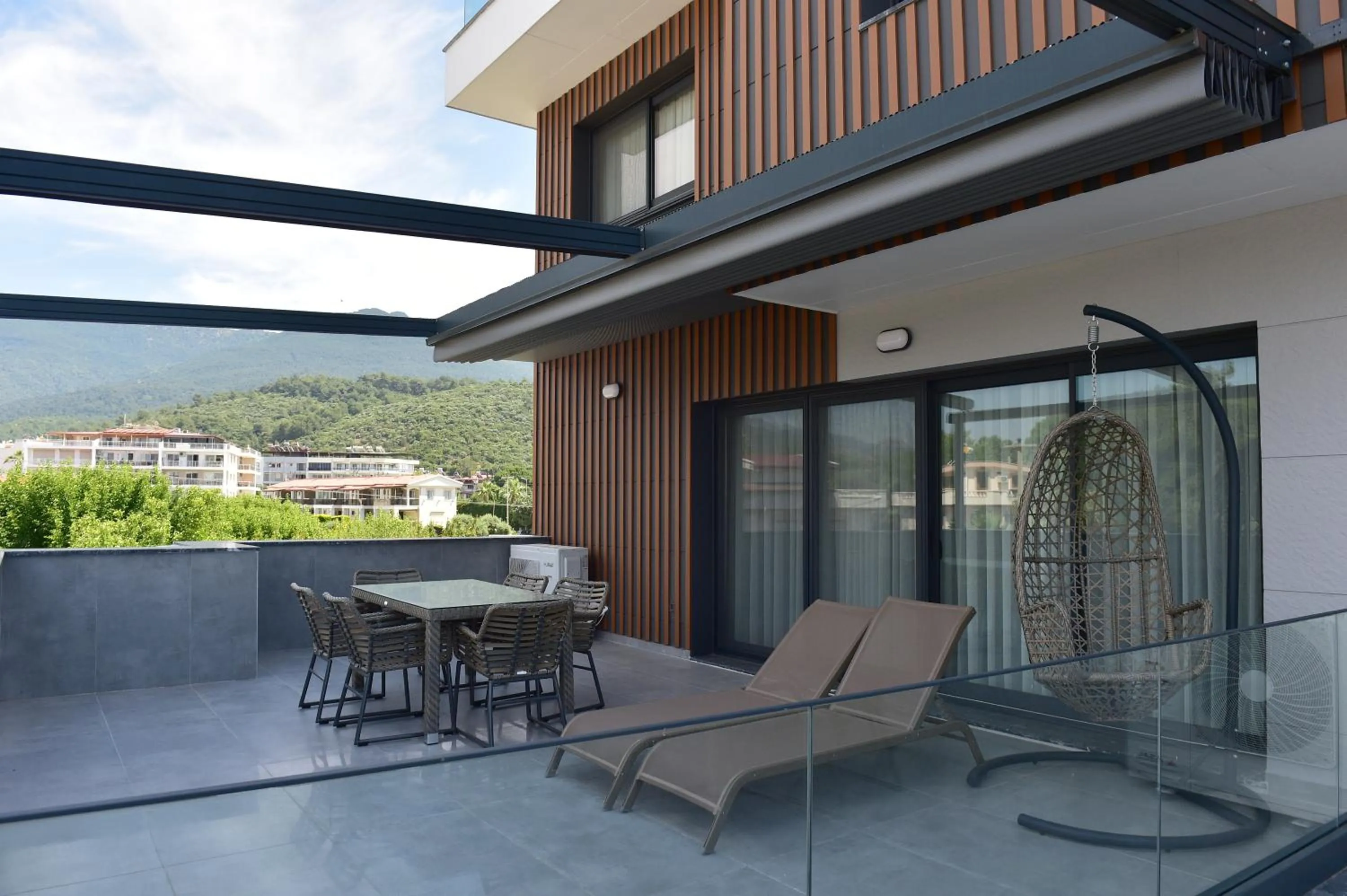 Balcony/Terrace in Artan Suites Tatil Evleri