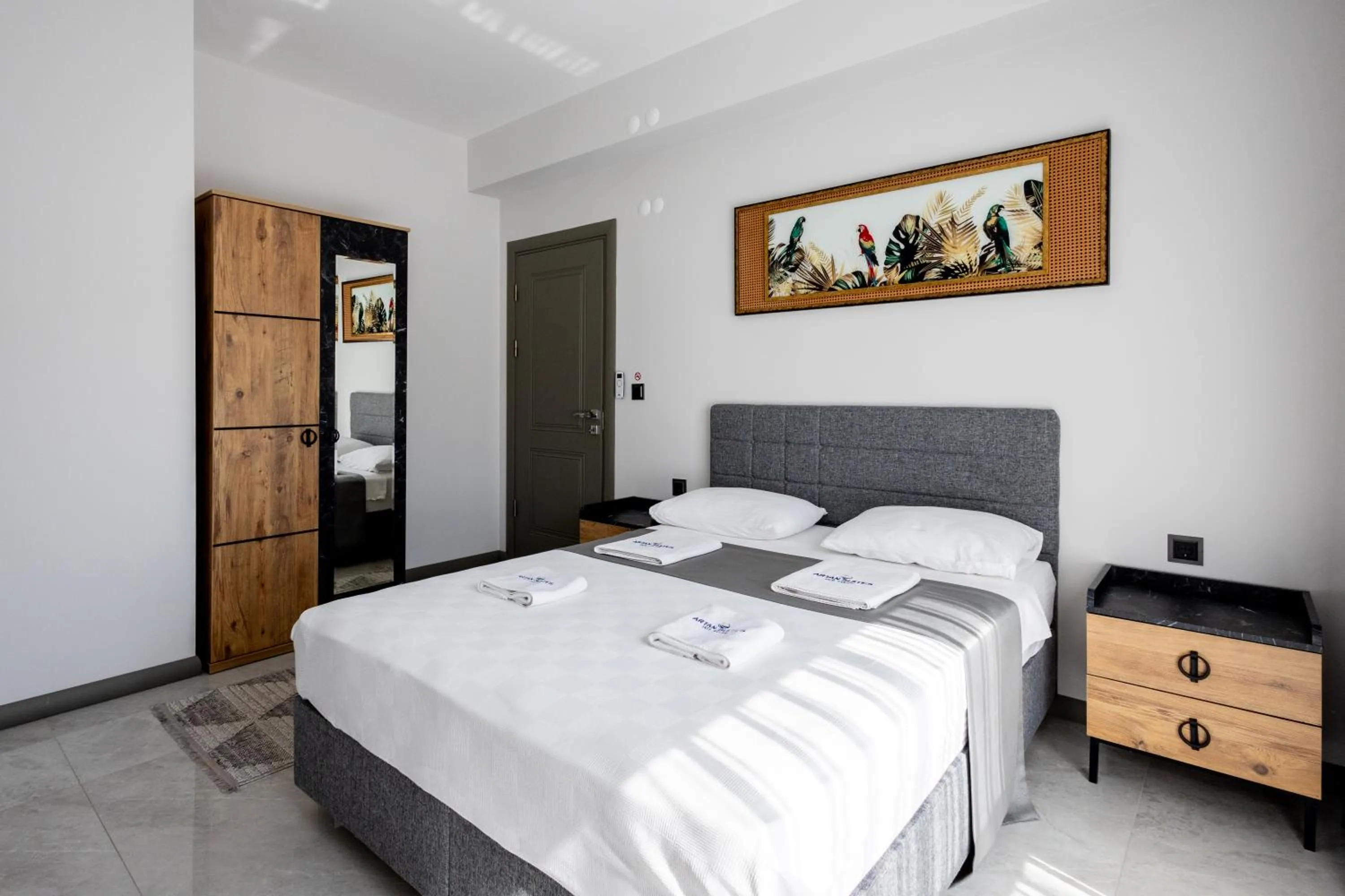 Bedroom, Bed in Artan Suites Tatil Evleri