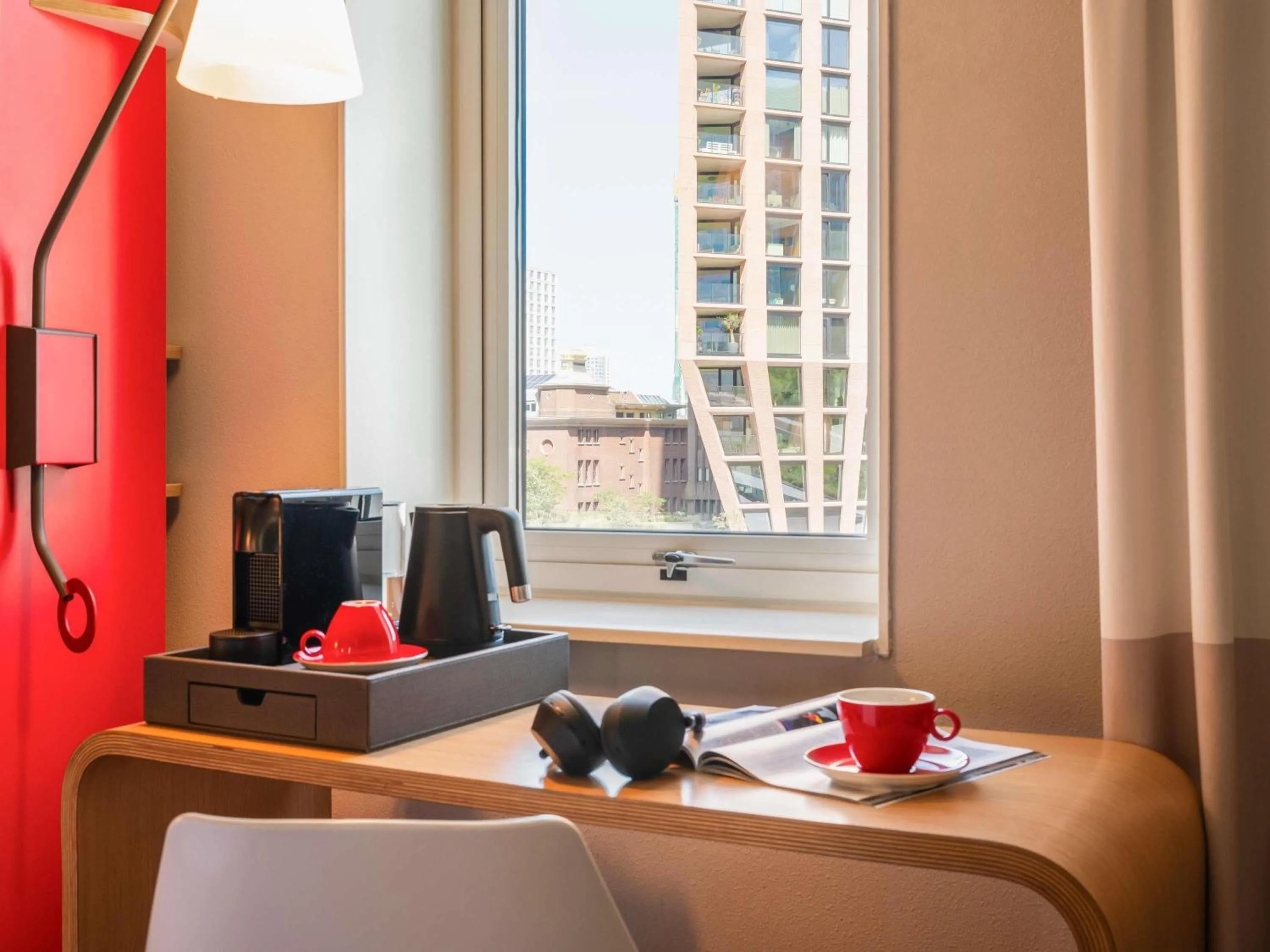 Bedroom in ibis Rotterdam City Centre