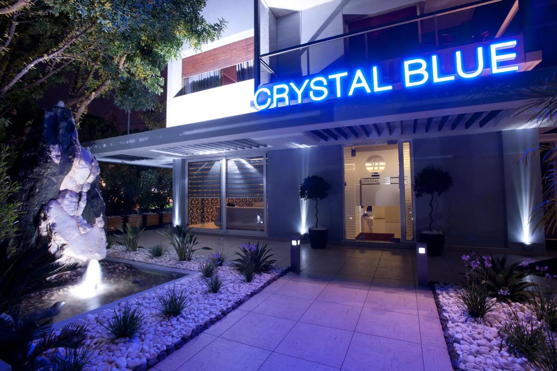 Night in The Crystal Blue Hotel