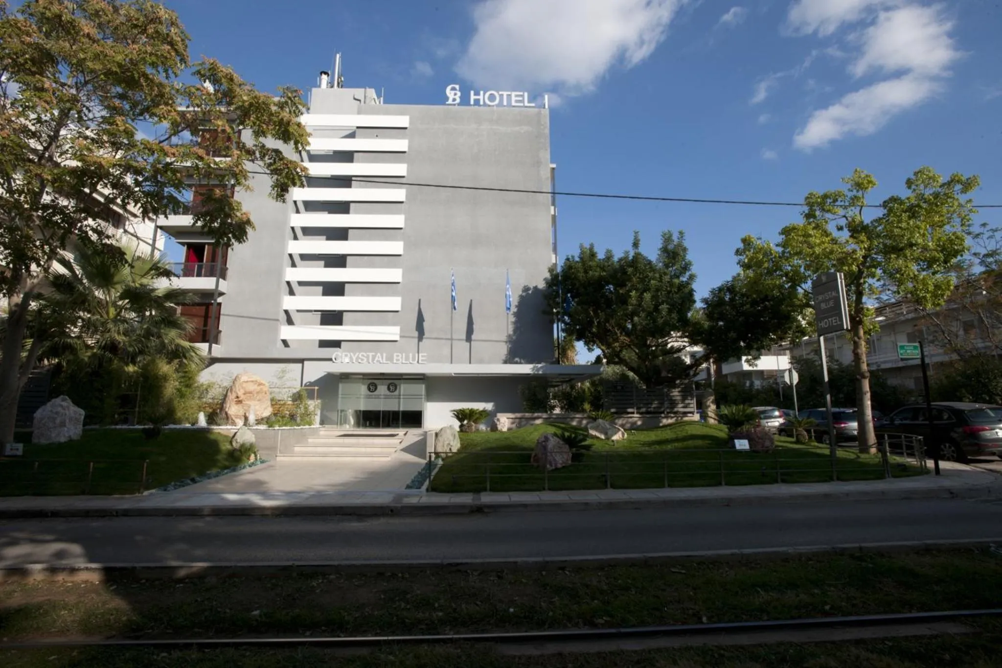 Facade/entrance in The Crystal Blue Hotel